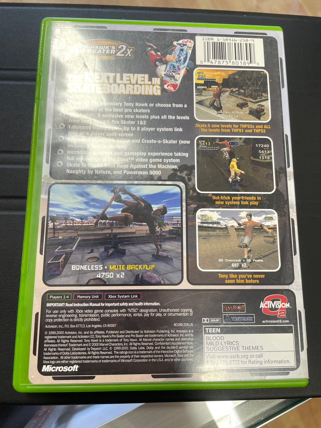 Tony Hawk’s Pro Skater 2x