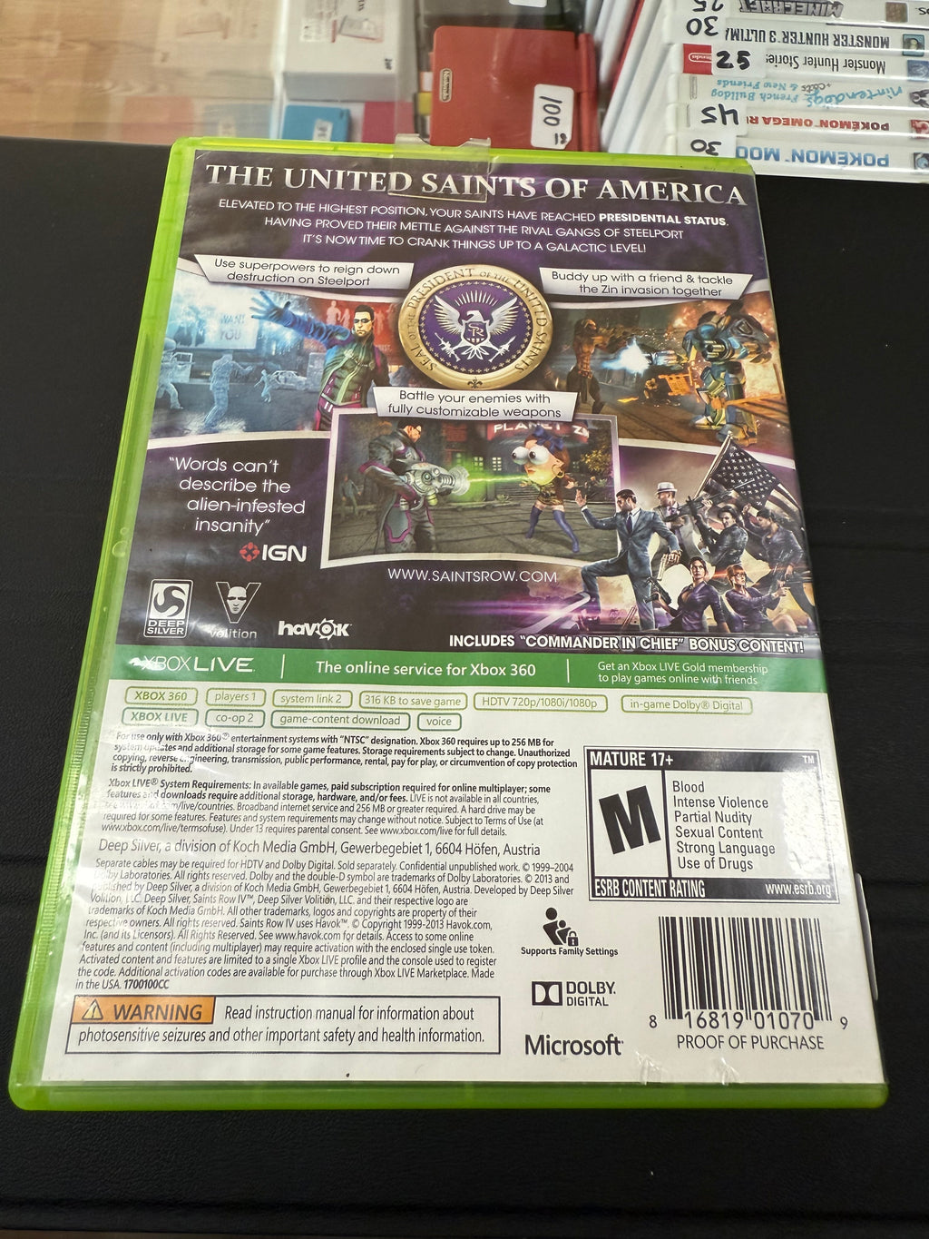 Saints Row IV: Commander In Chief Edition