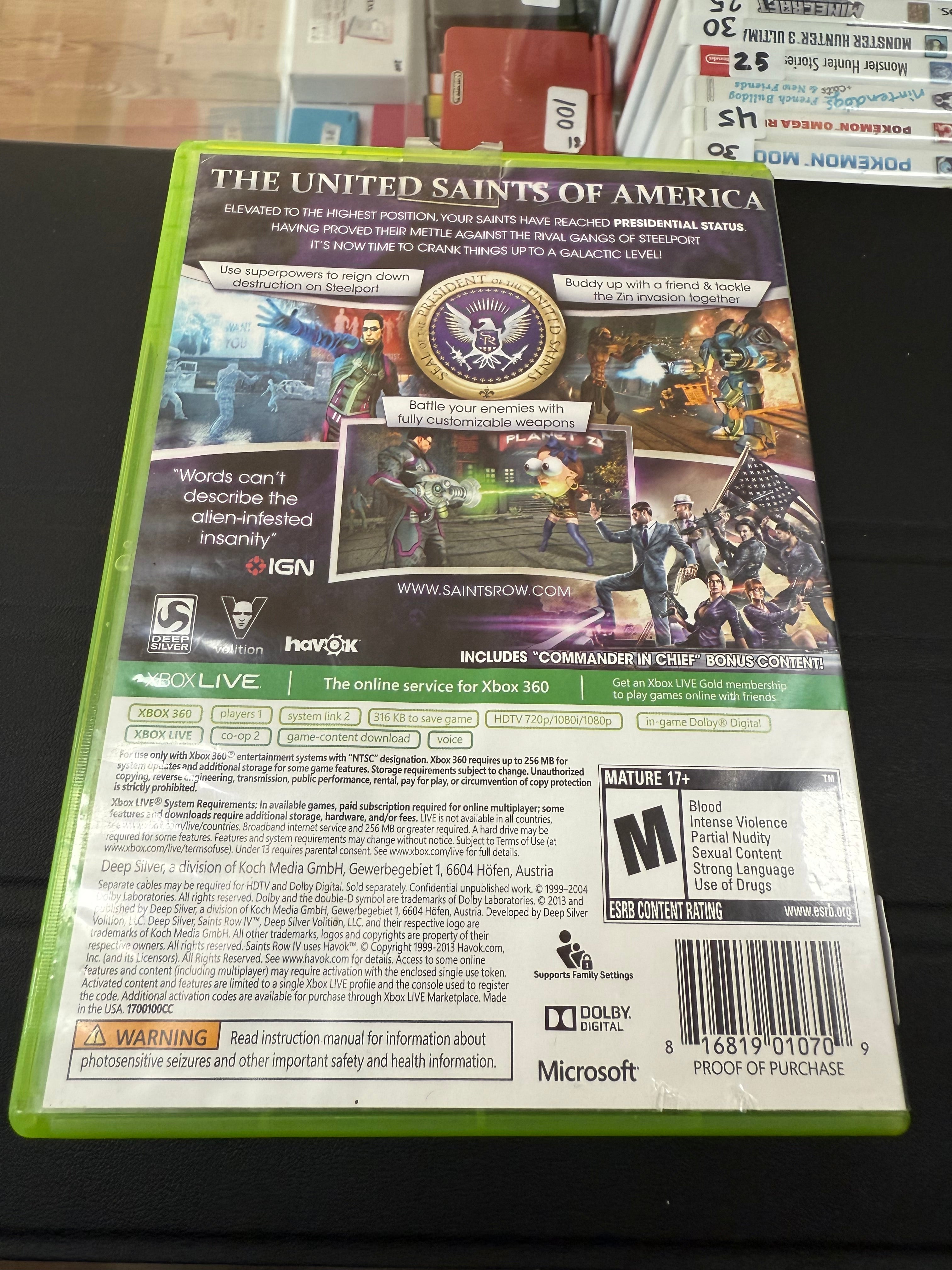 Saints Row IV: Commander In Chief Edition