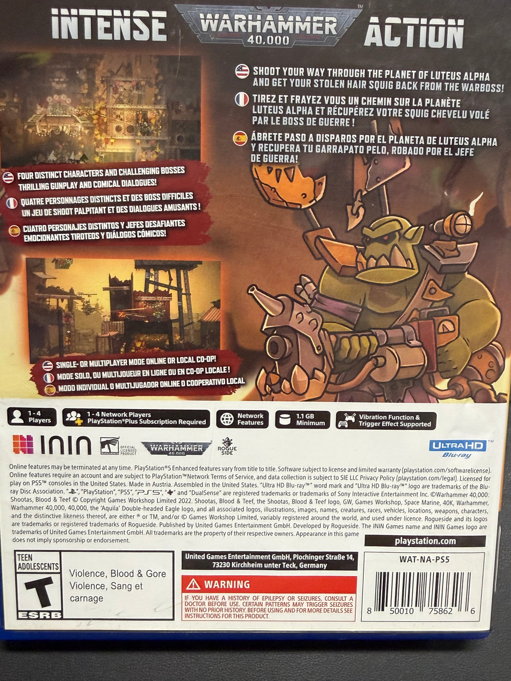 Warhammer 40,000: Shootas, Blood & Teef