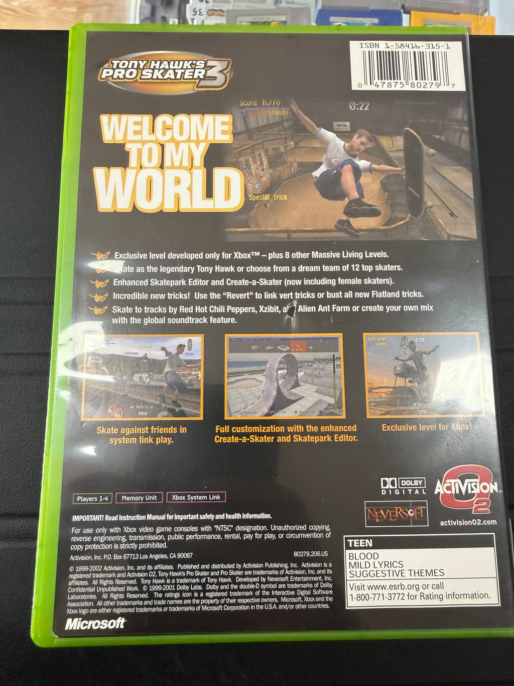 Tony Hawk’s Pro Skater 3