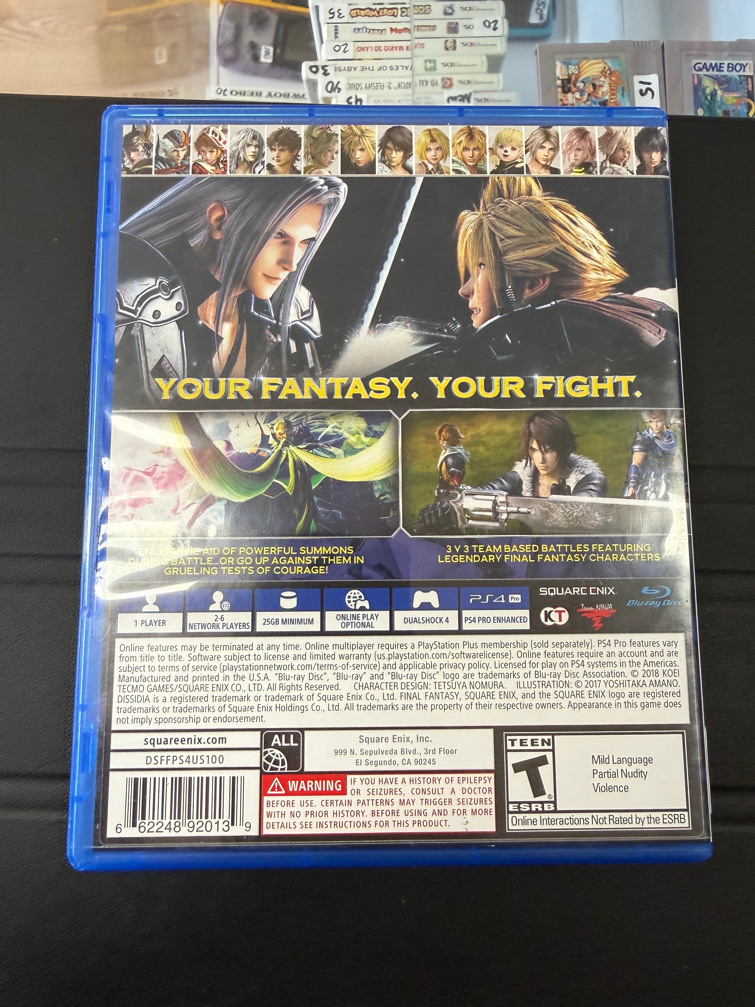Dissidia Final Fantasy NT
