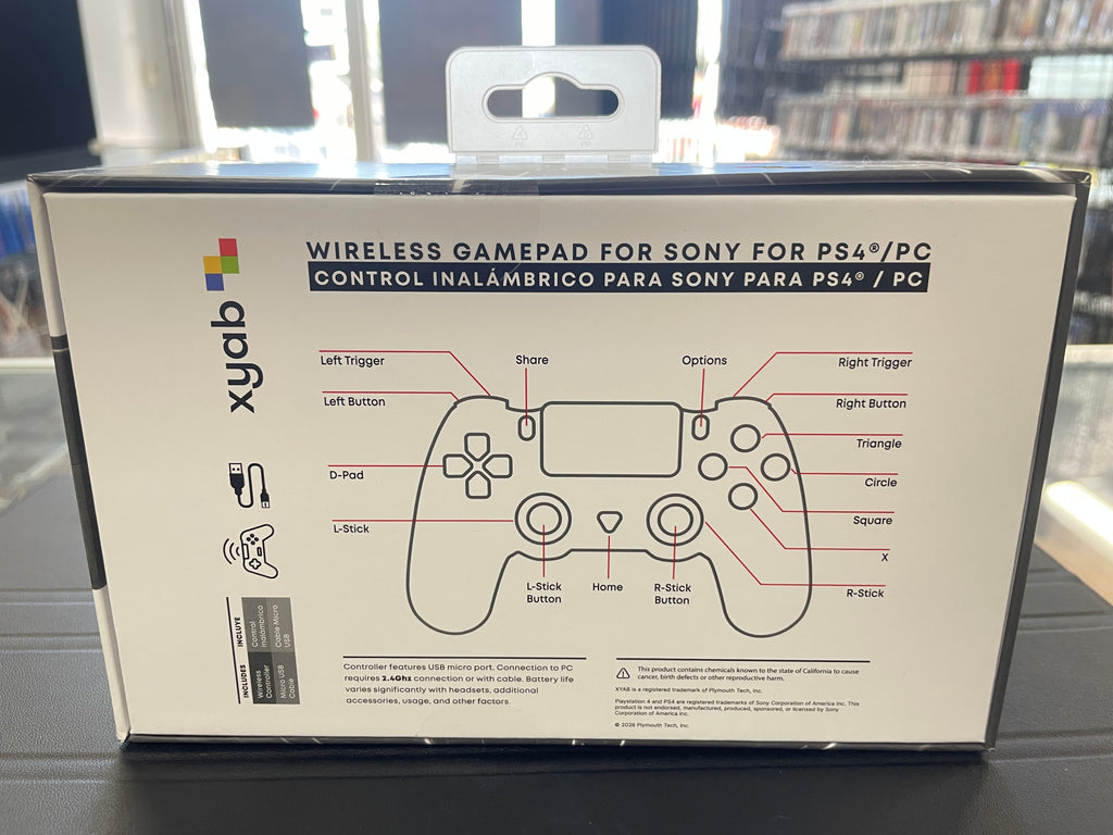 PlayStation 4 controller Pitch Black wireless ( Third party)