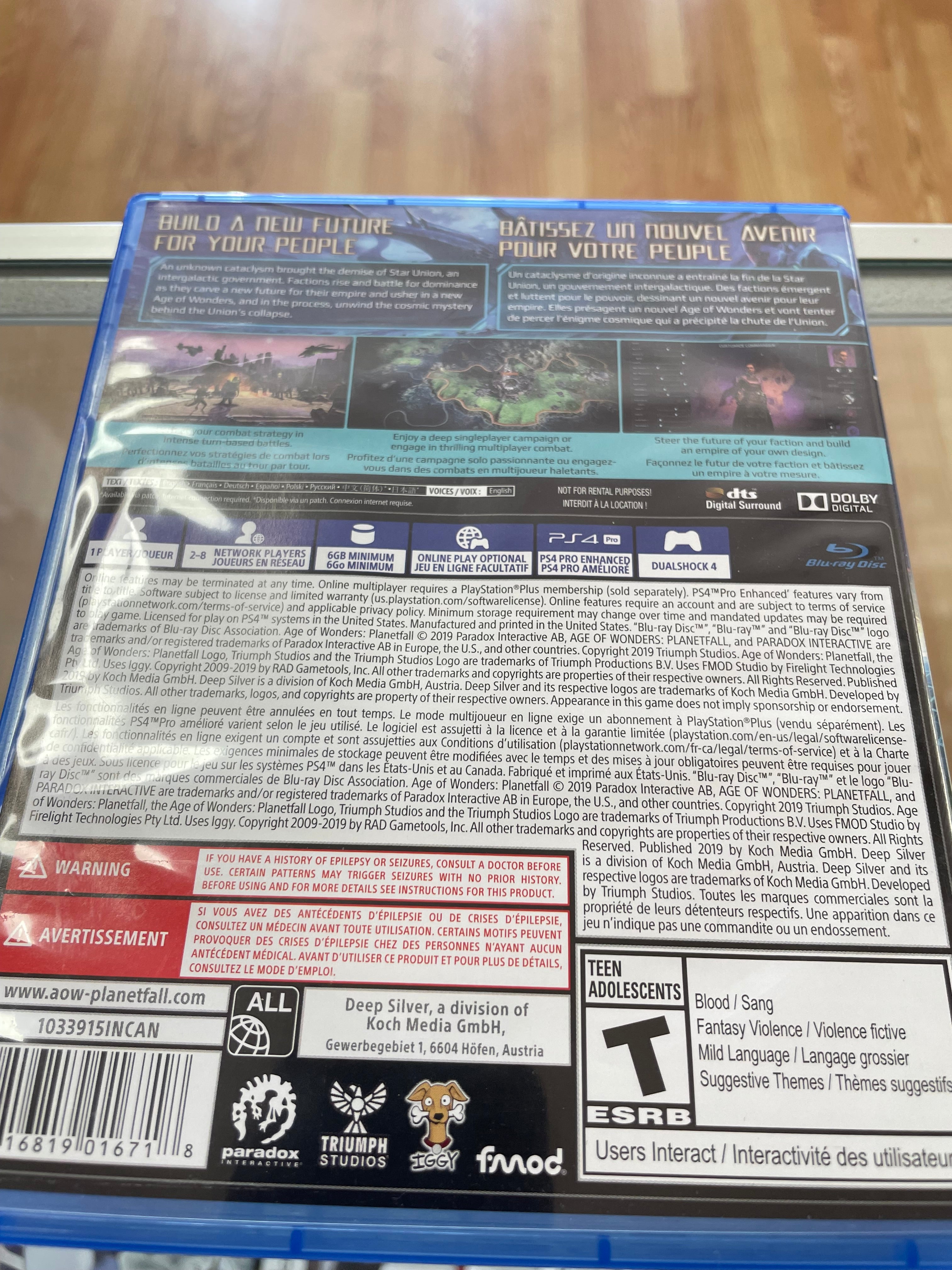 Age of wonders PlanetFall