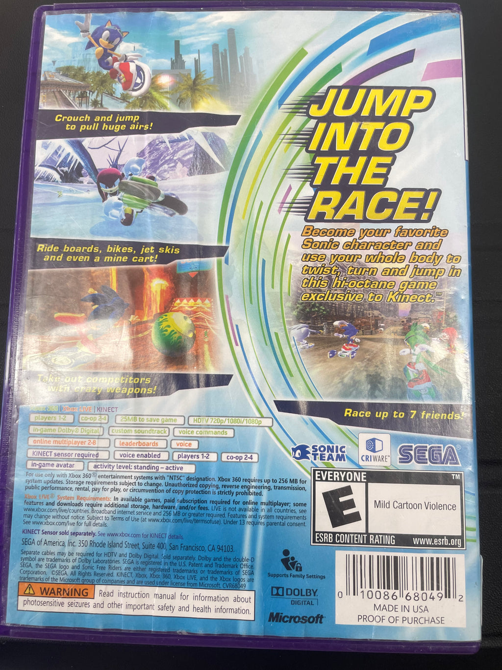 Sonic Free Riders