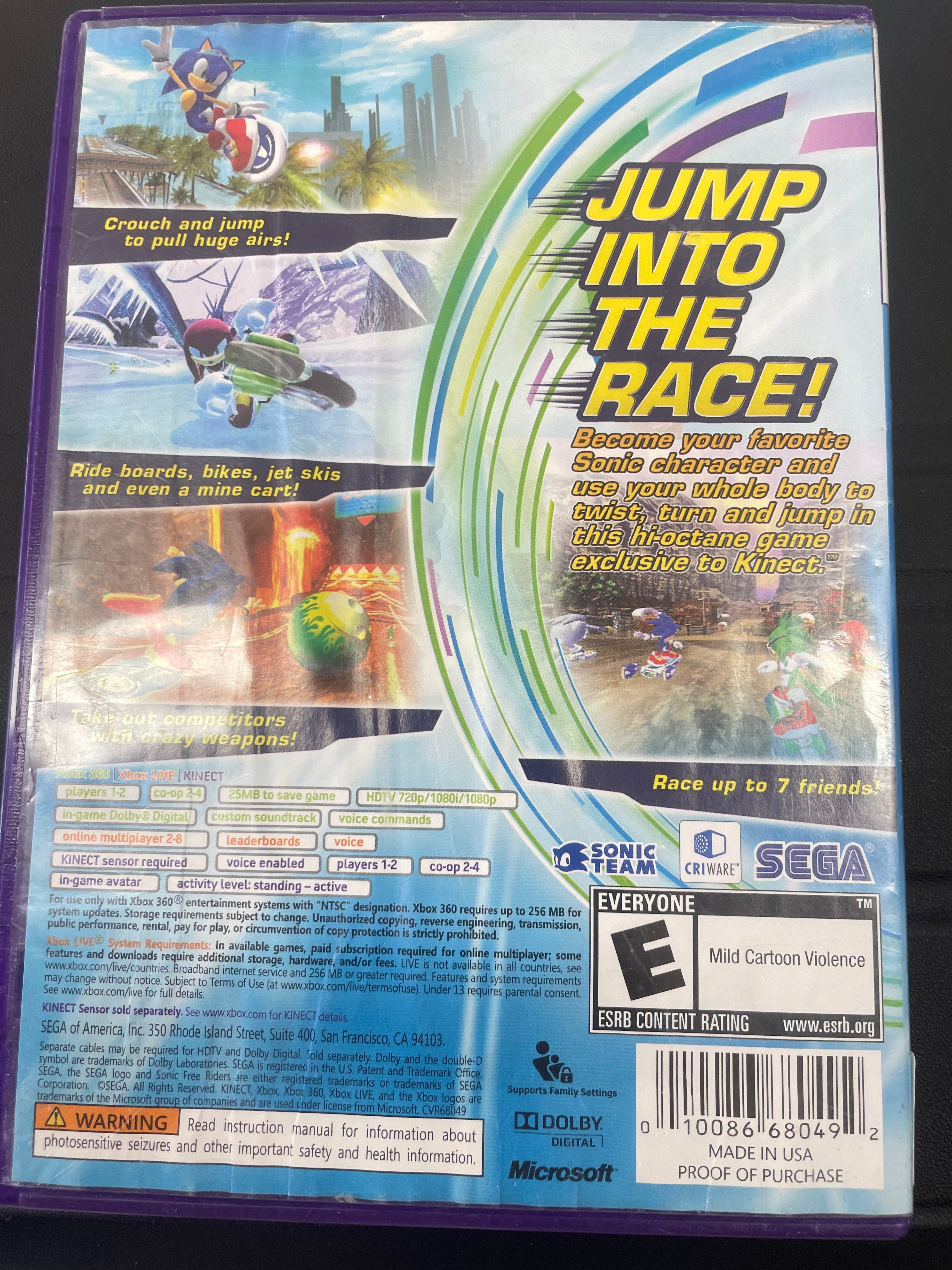 Sonic Free Riders