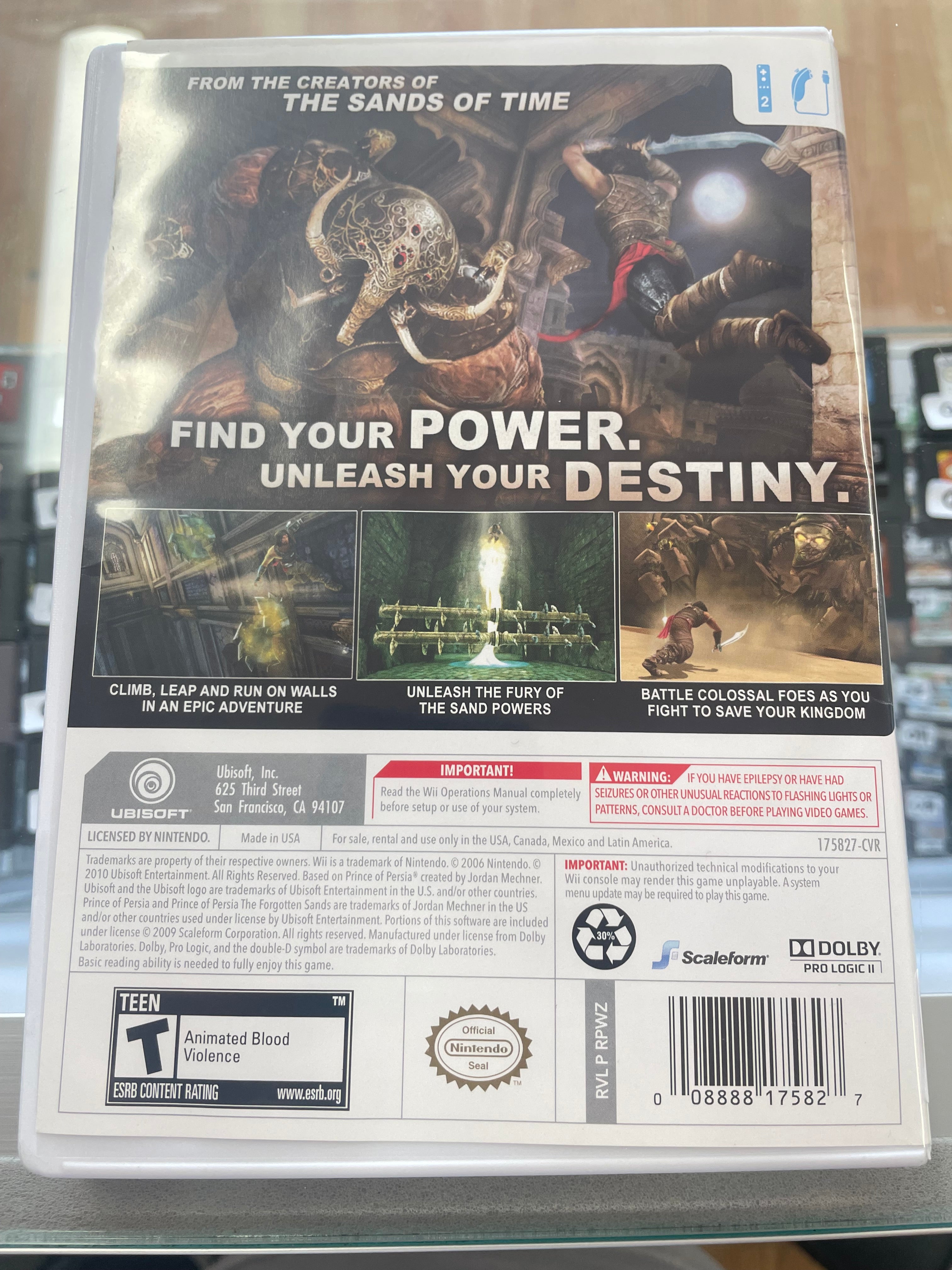 Prince of Persia the forgotten sands