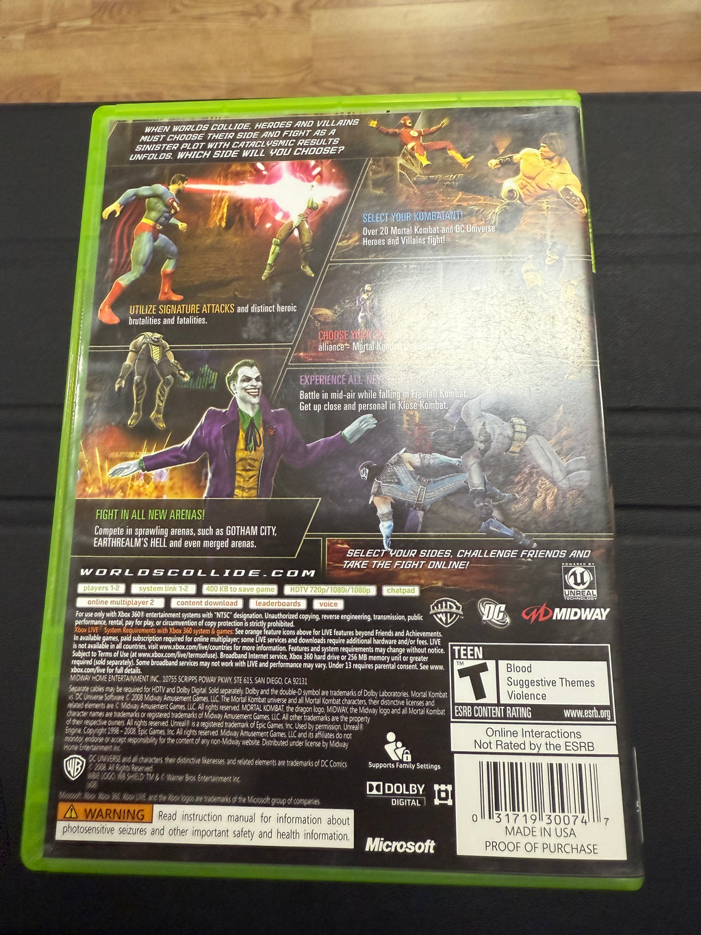 Mortal Kombat vs. DC Universe