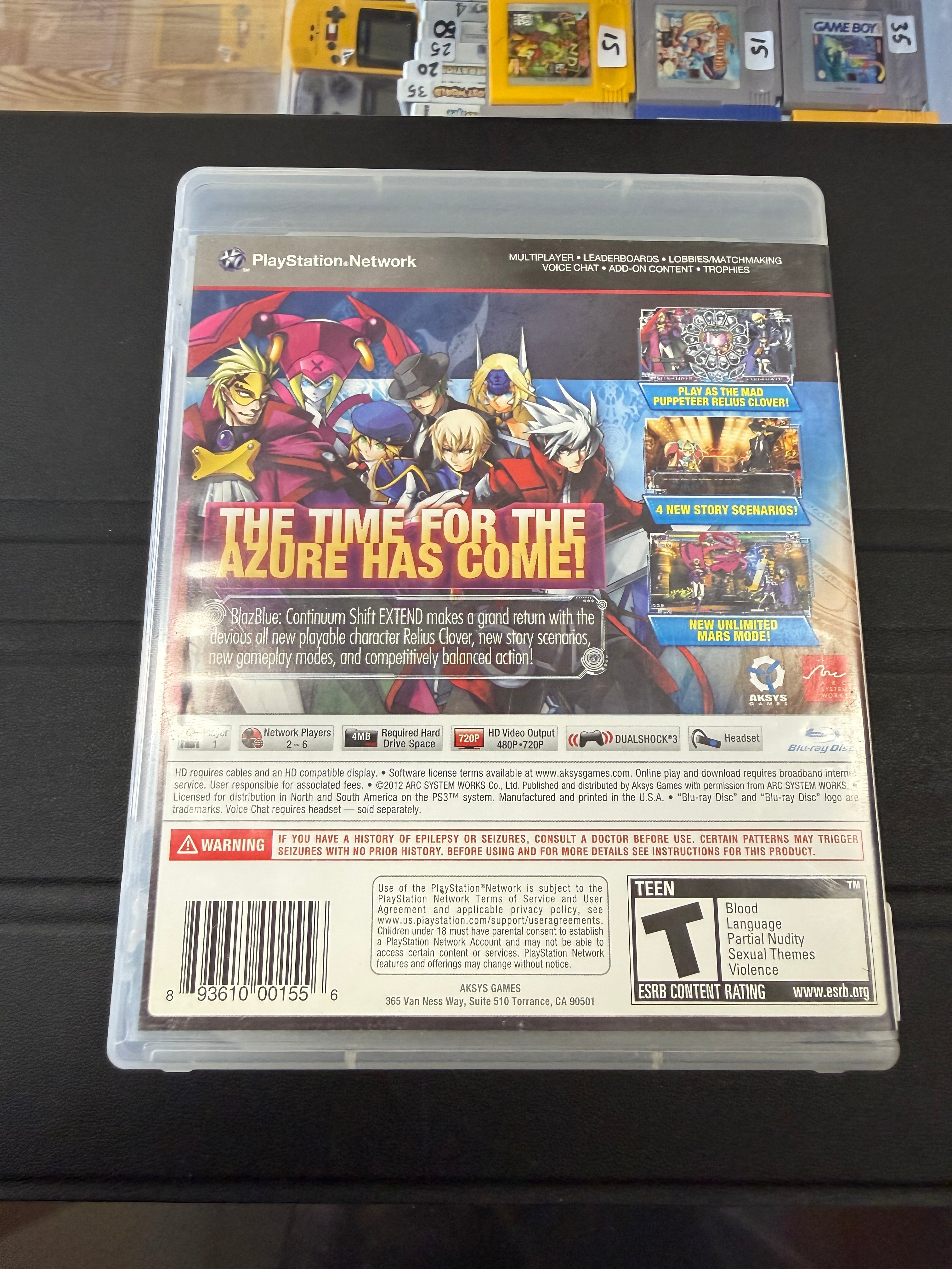 Blazblue Continuum Shift Extend
