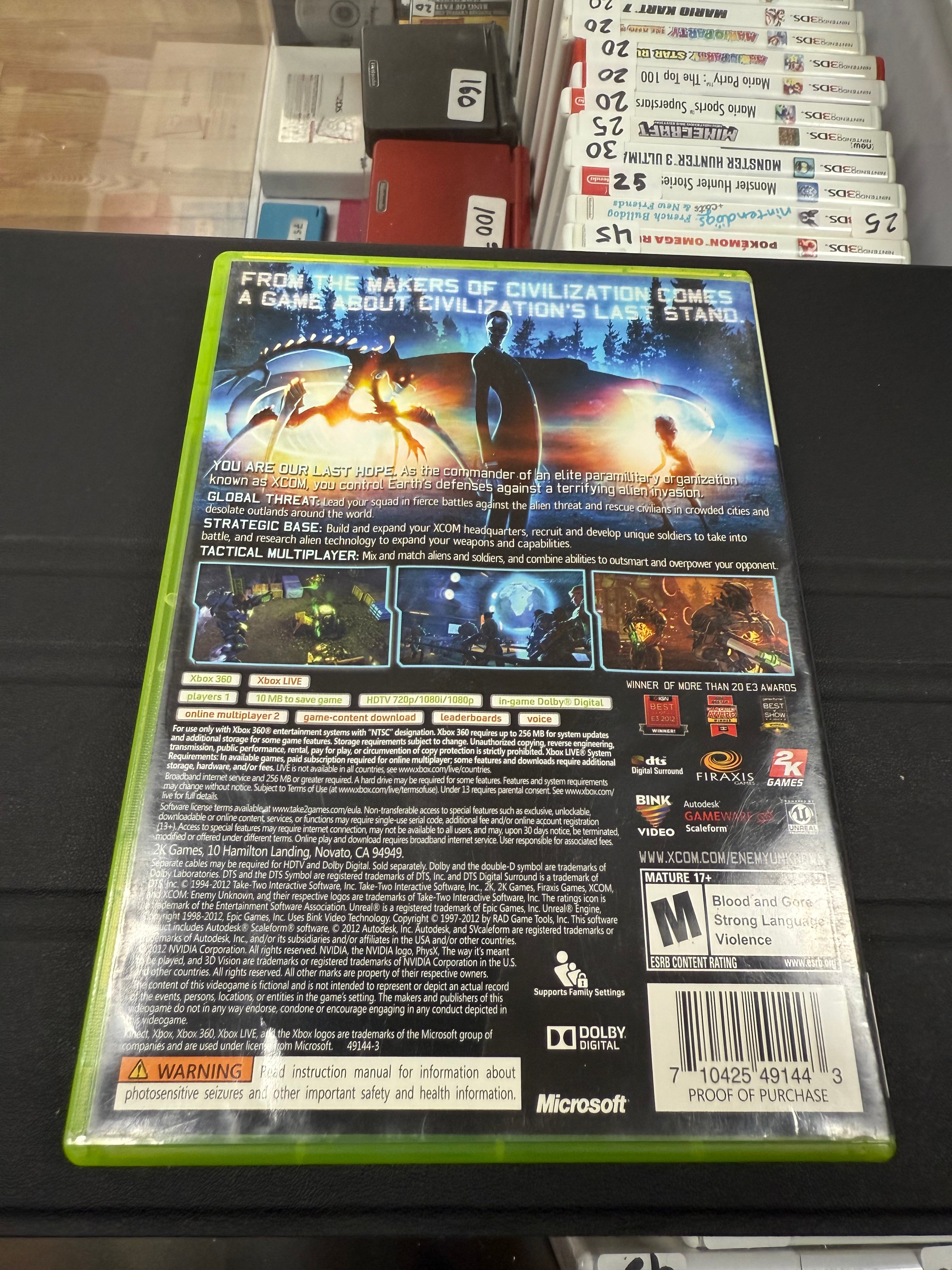XCOM Enemy Unknown