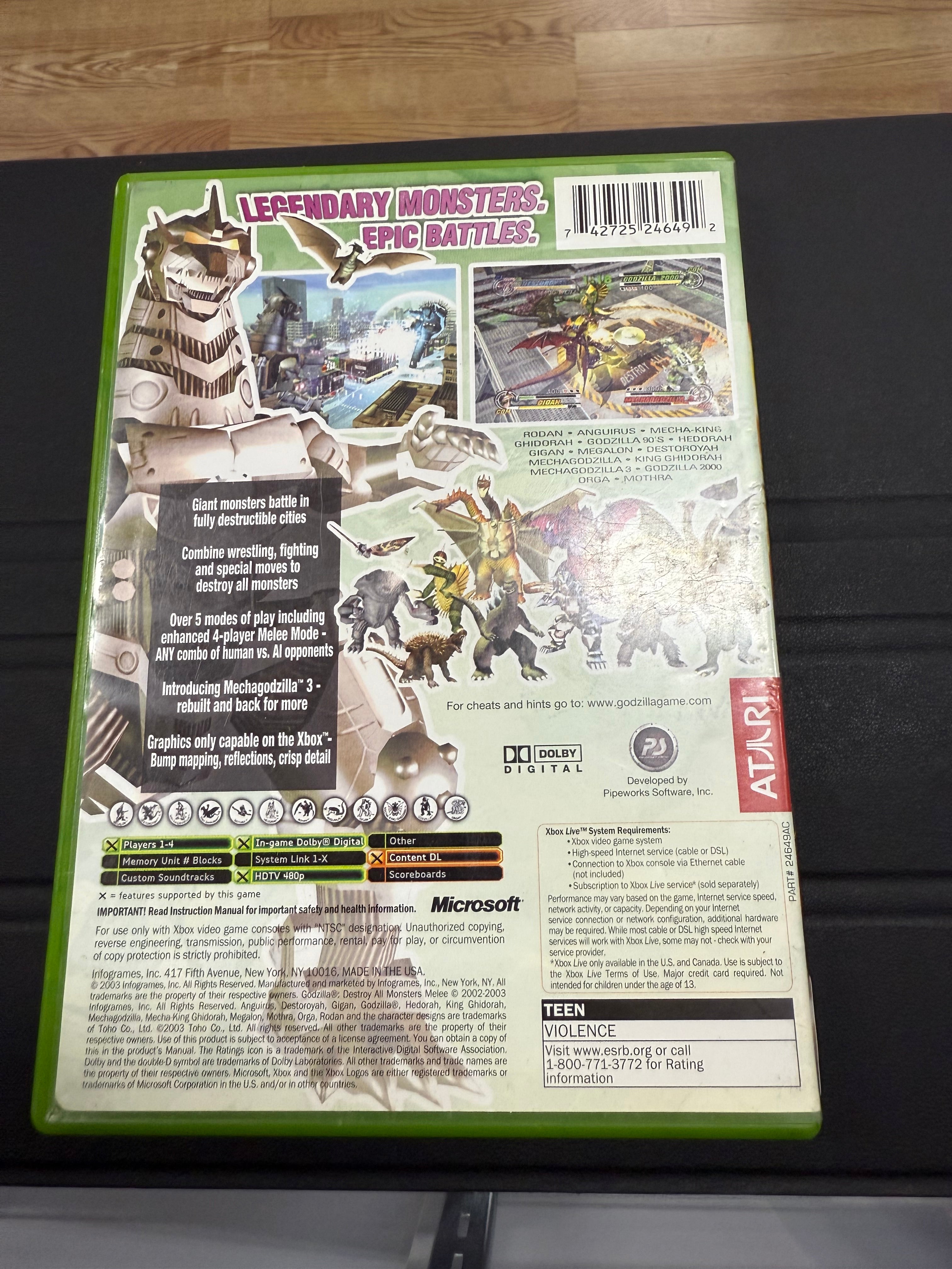 Godzilla Destroy All Monsters Melee