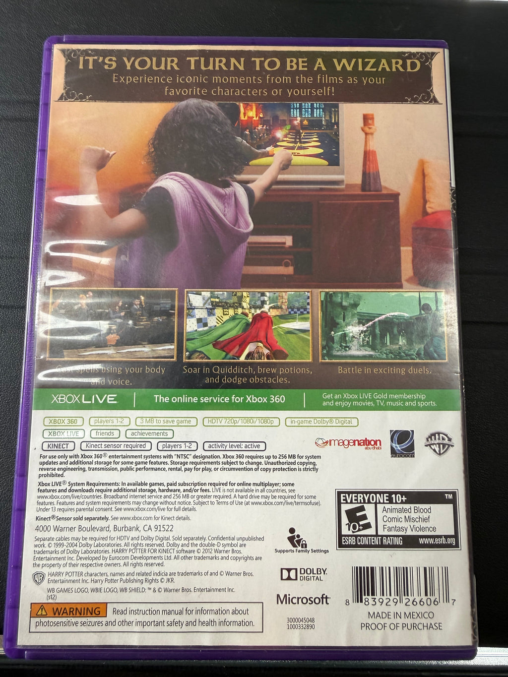 Harry Potter For Kinect