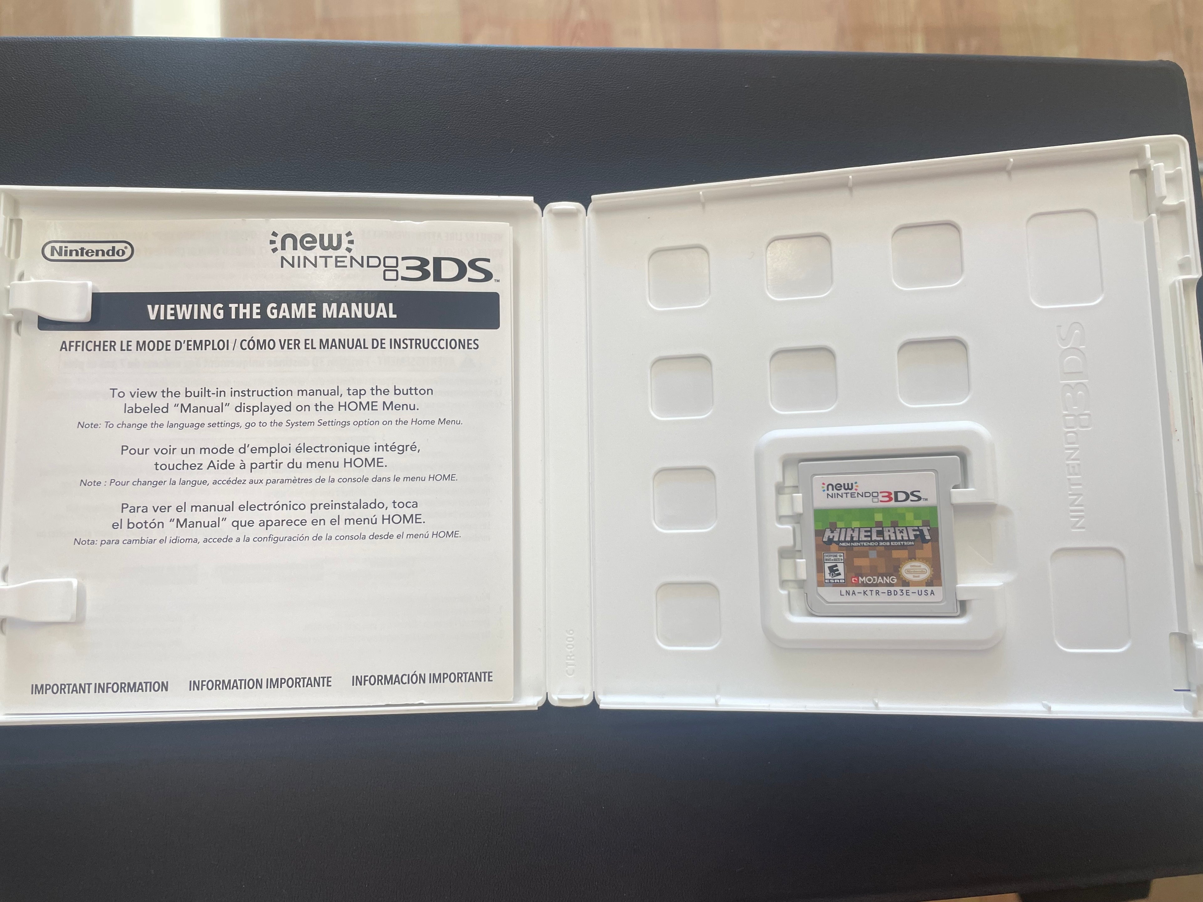 Minecraft New Nintendo 3DS Edition
