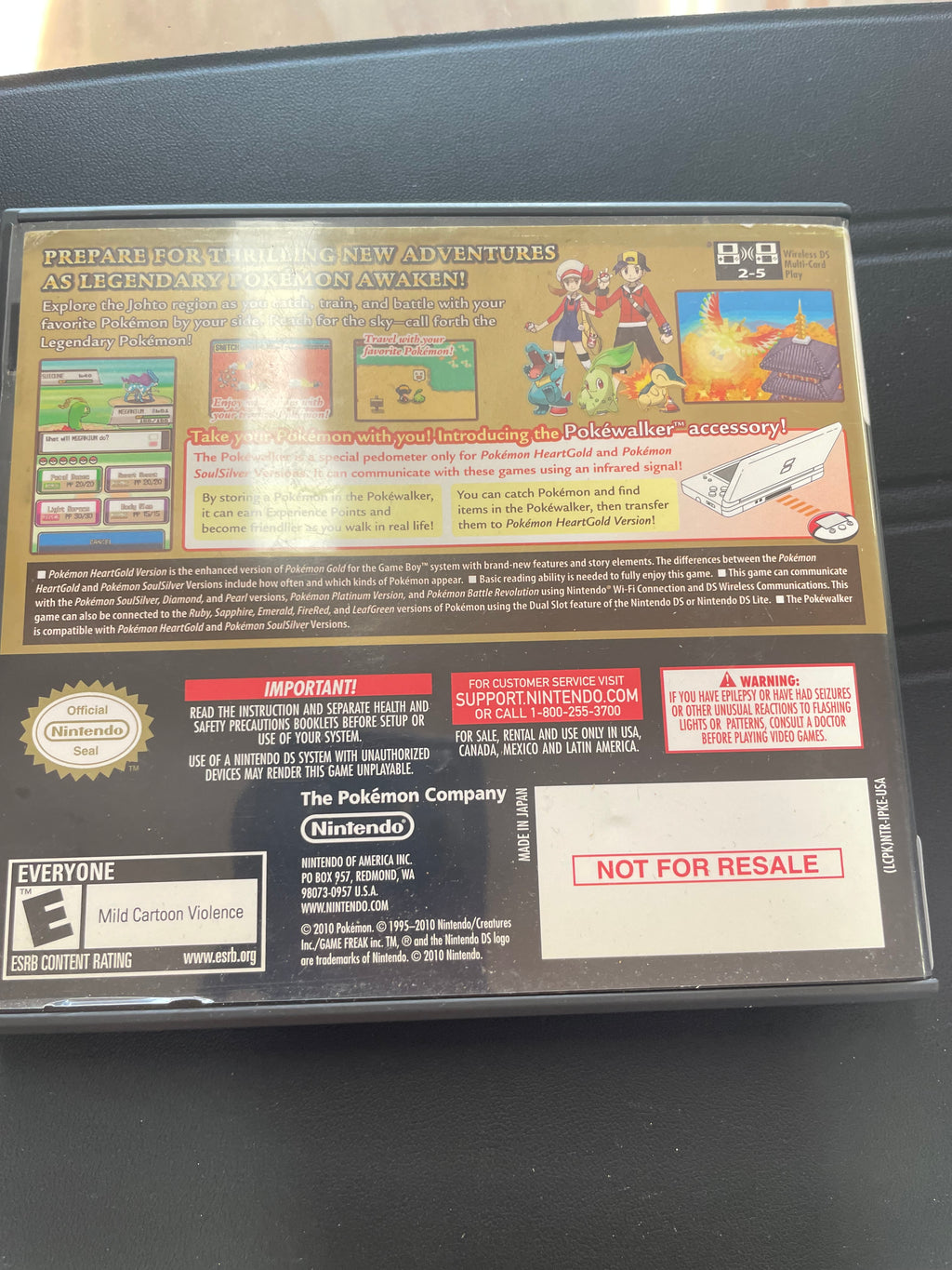 Pokemon heartgold (not for resale)