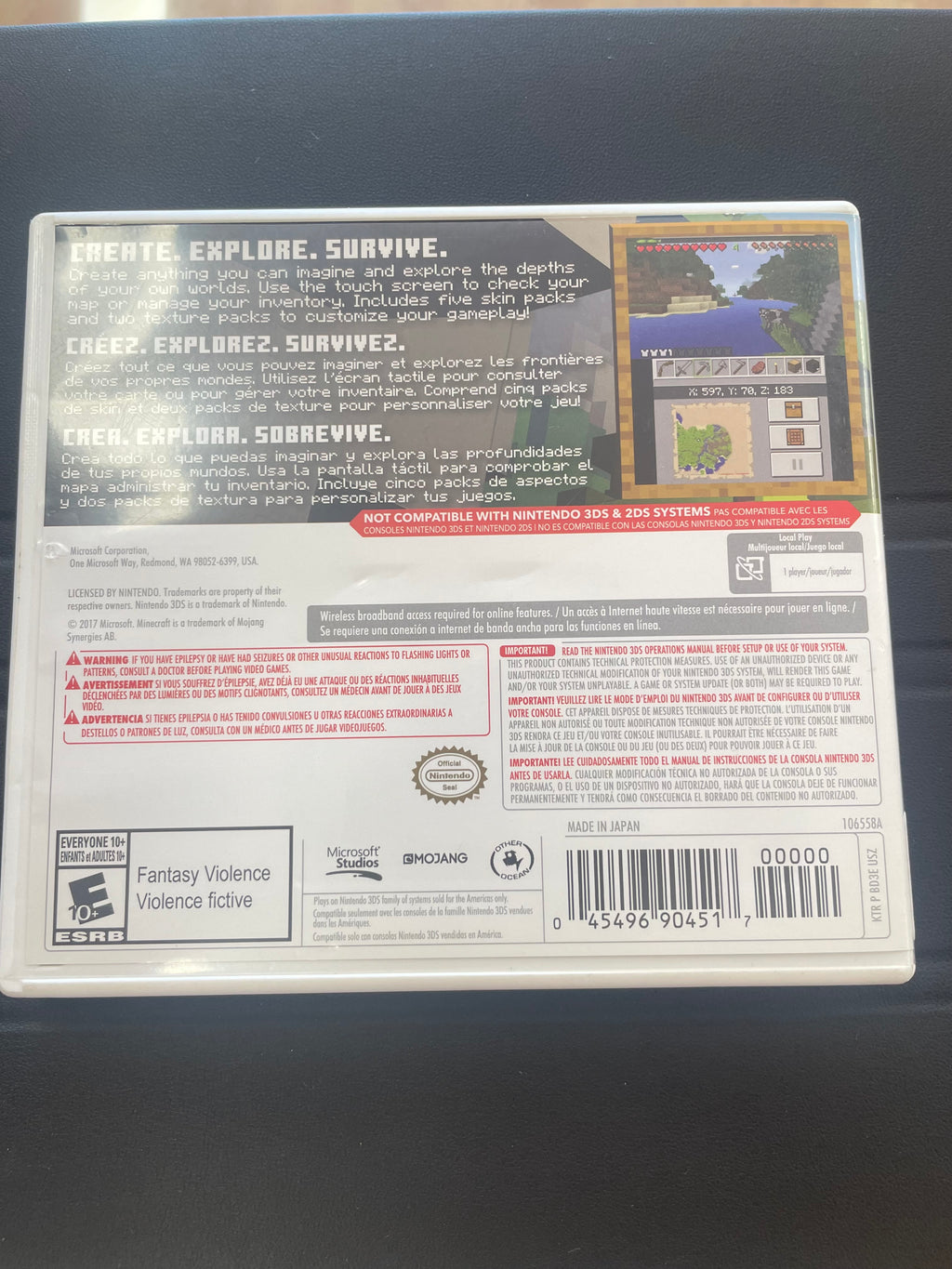 Minecraft New Nintendo 3DS Edition