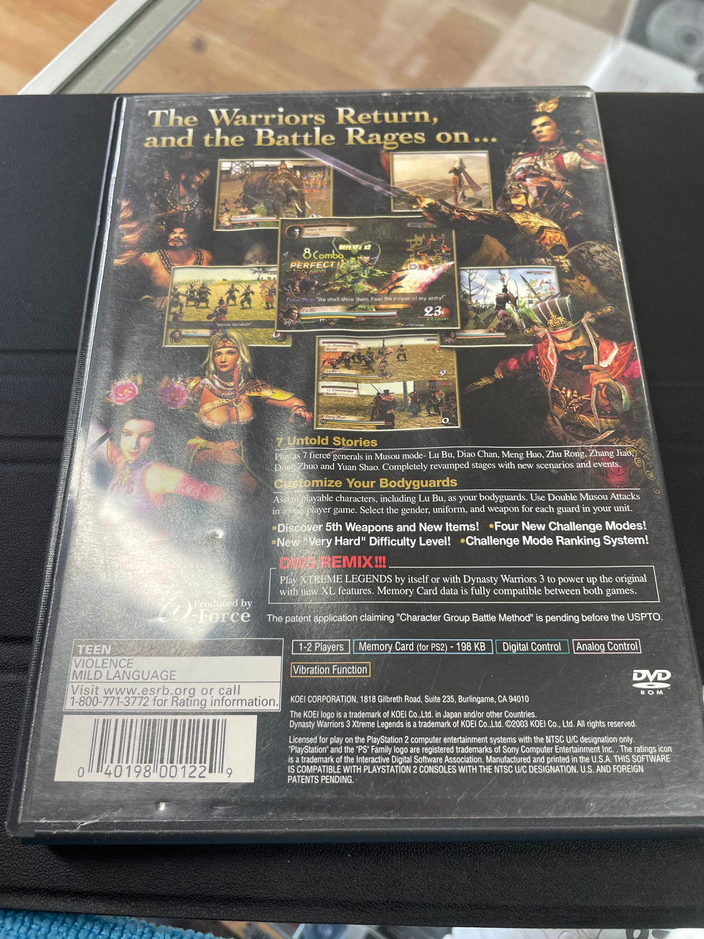 Dynasty Warriors 3 Xtreme Legends