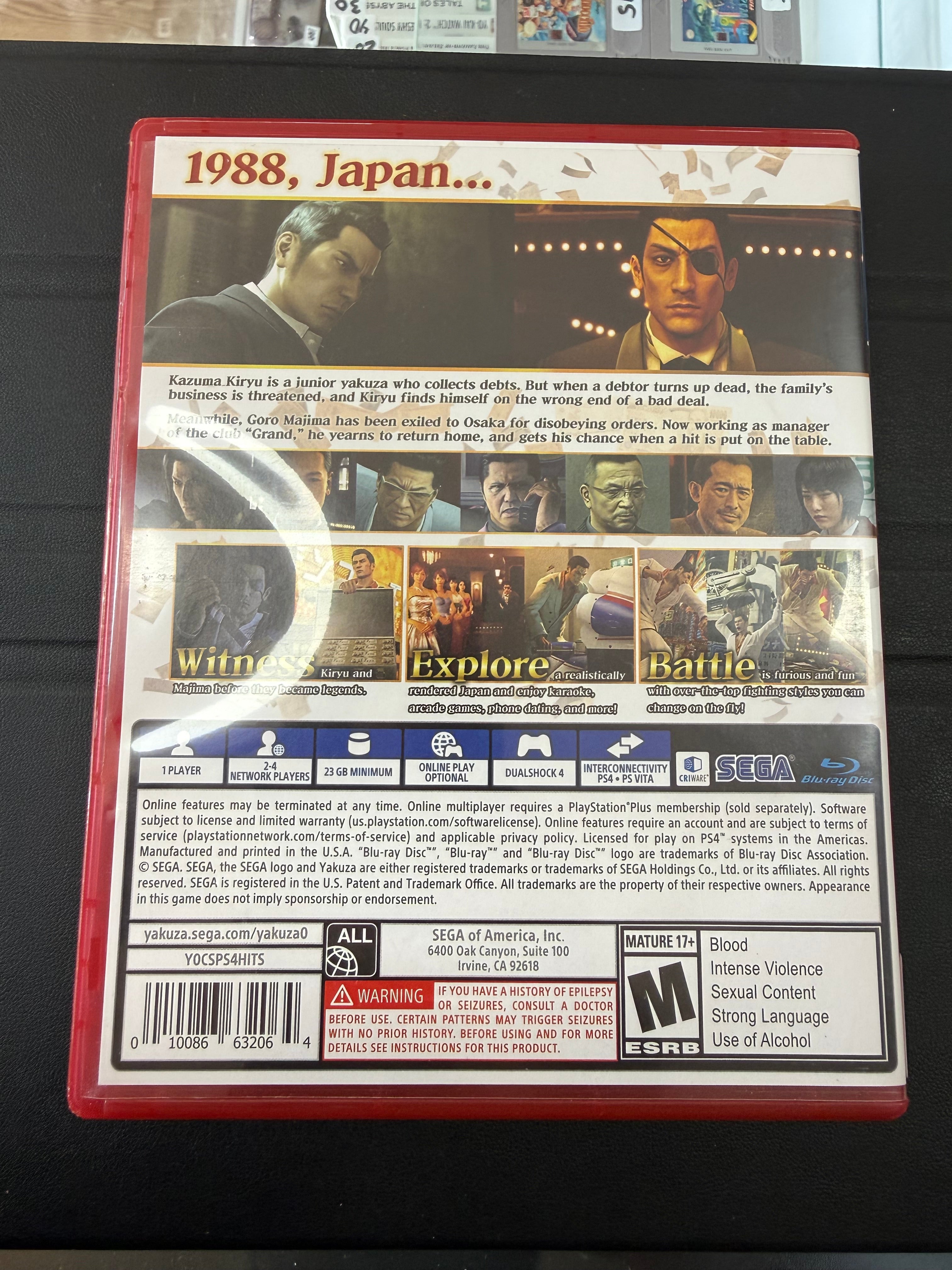 Yakuza 0 [Playstation Hits]