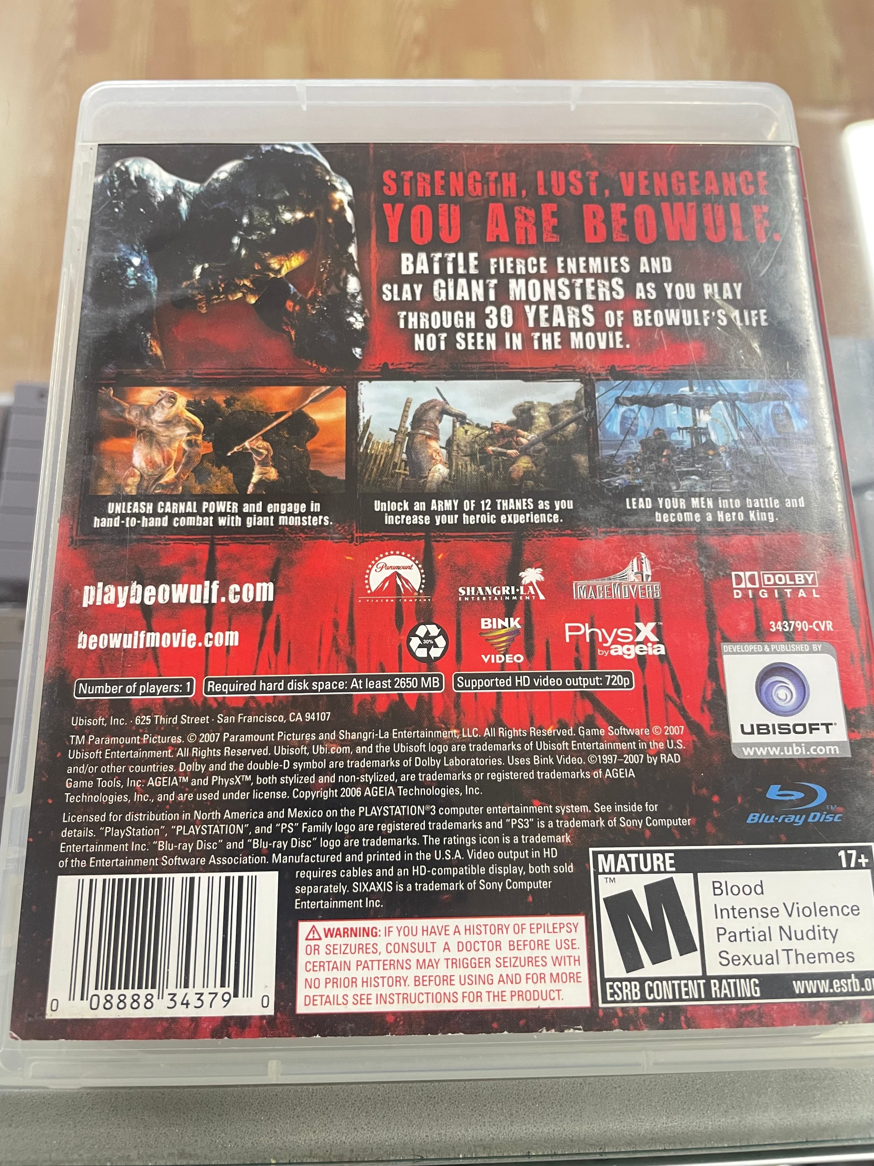 Beowulf the game