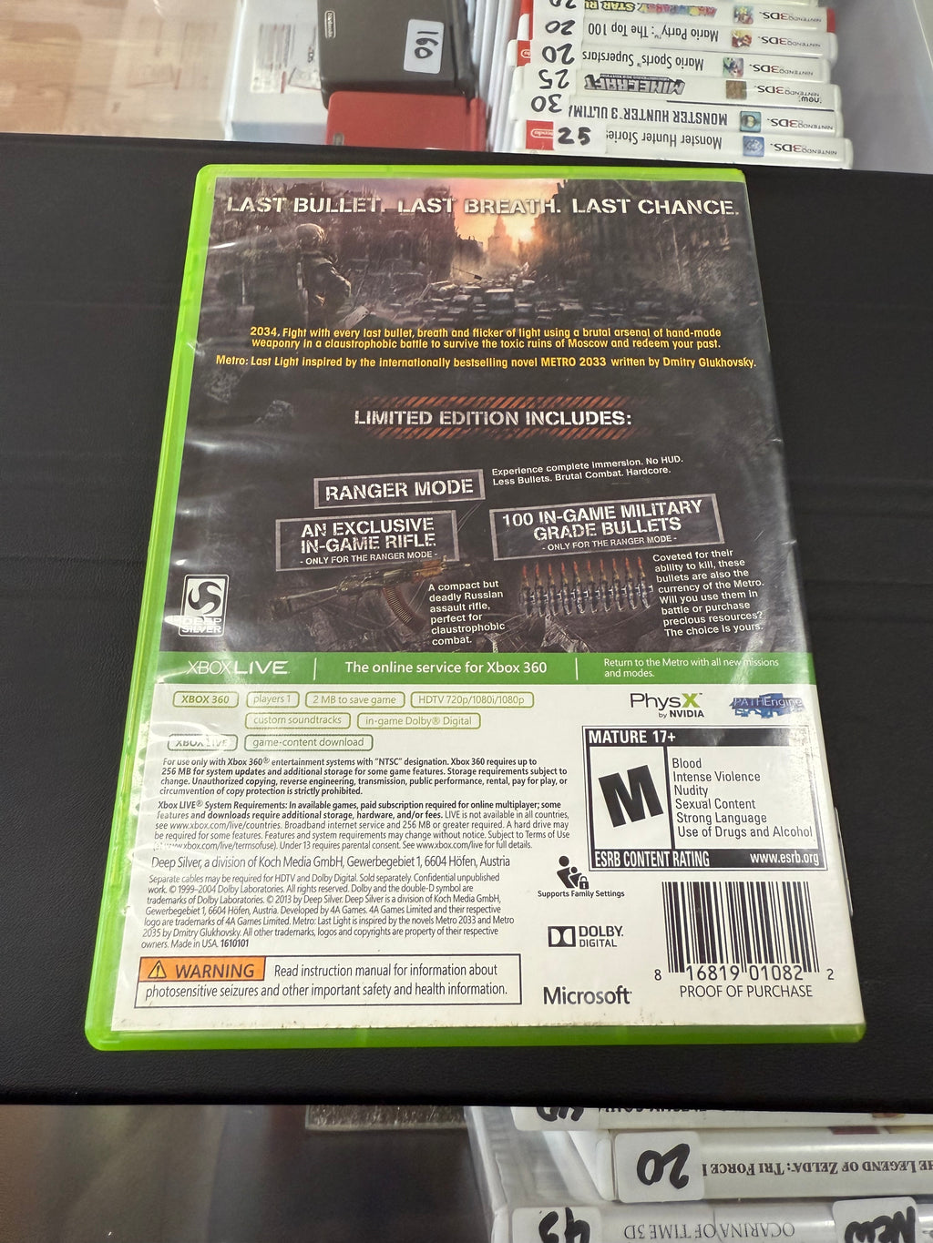 Metro: Last Light [Limited Edition]