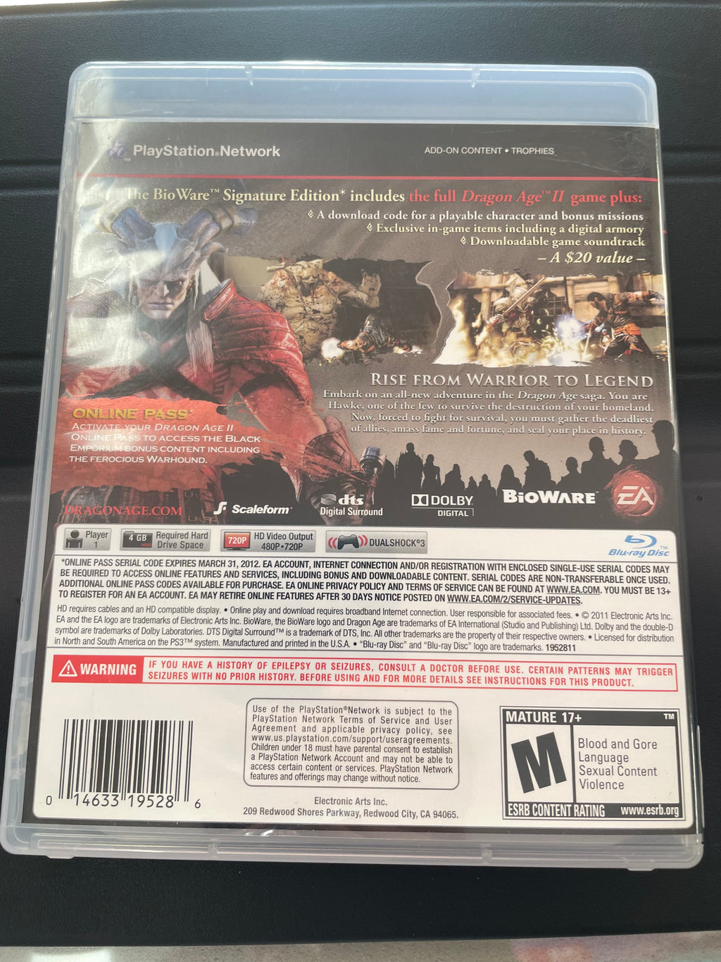 Dragon Age II BioWare Signature Edition
