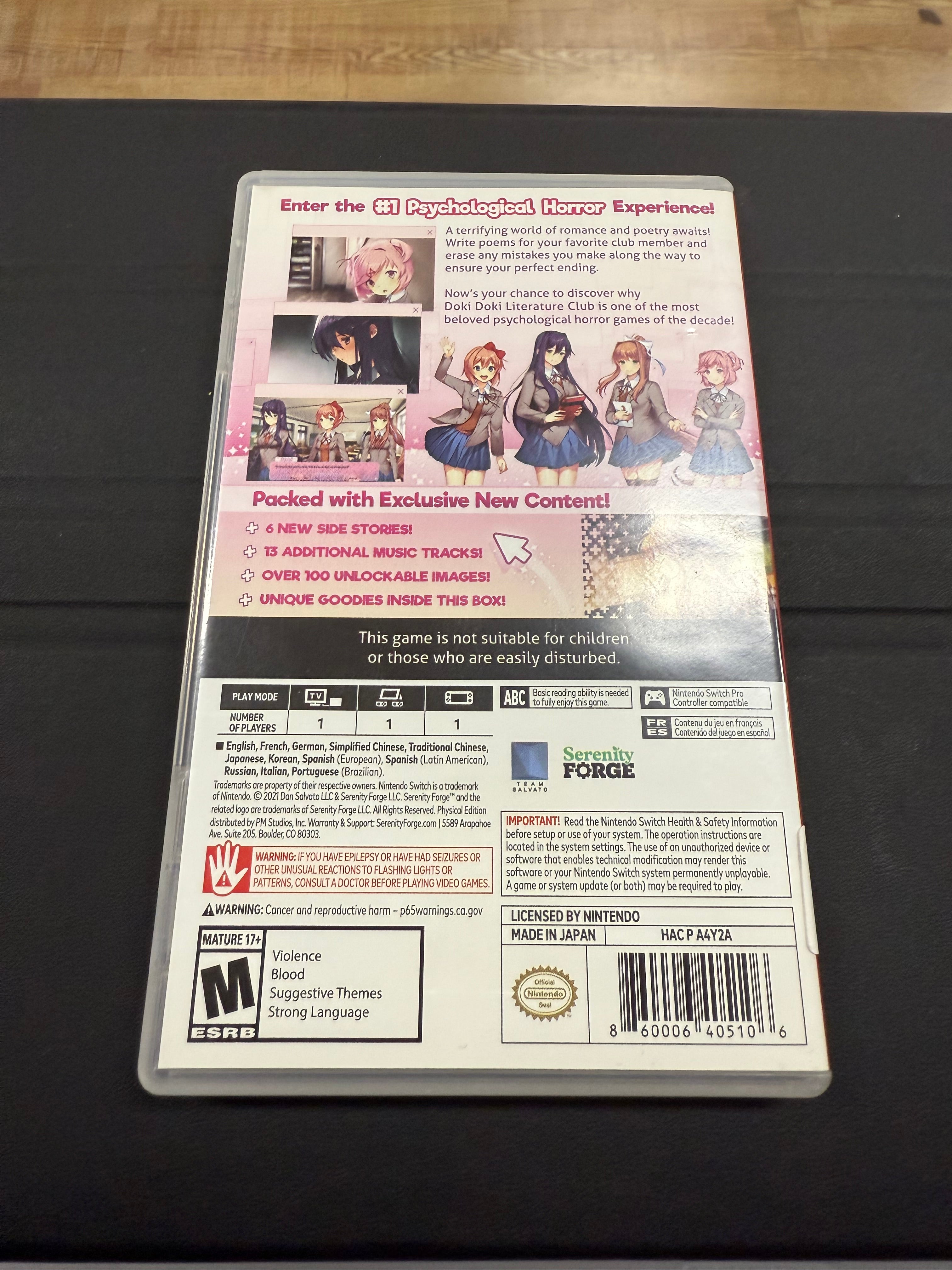Doki Doki Literature Club Plus