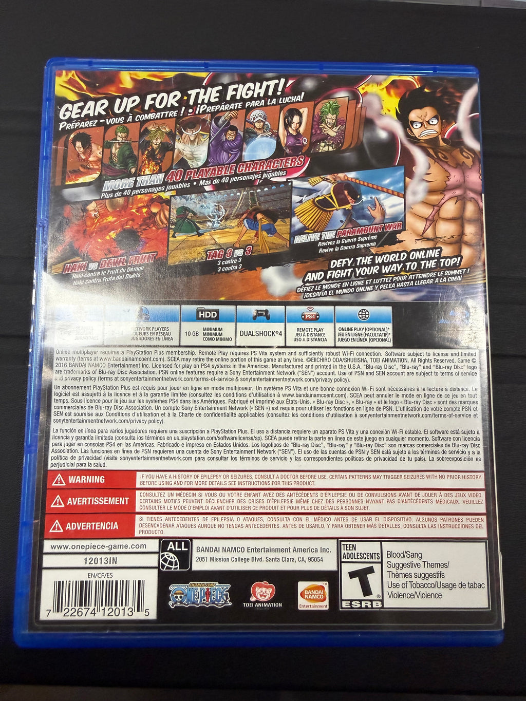 One Piece Burning Blood