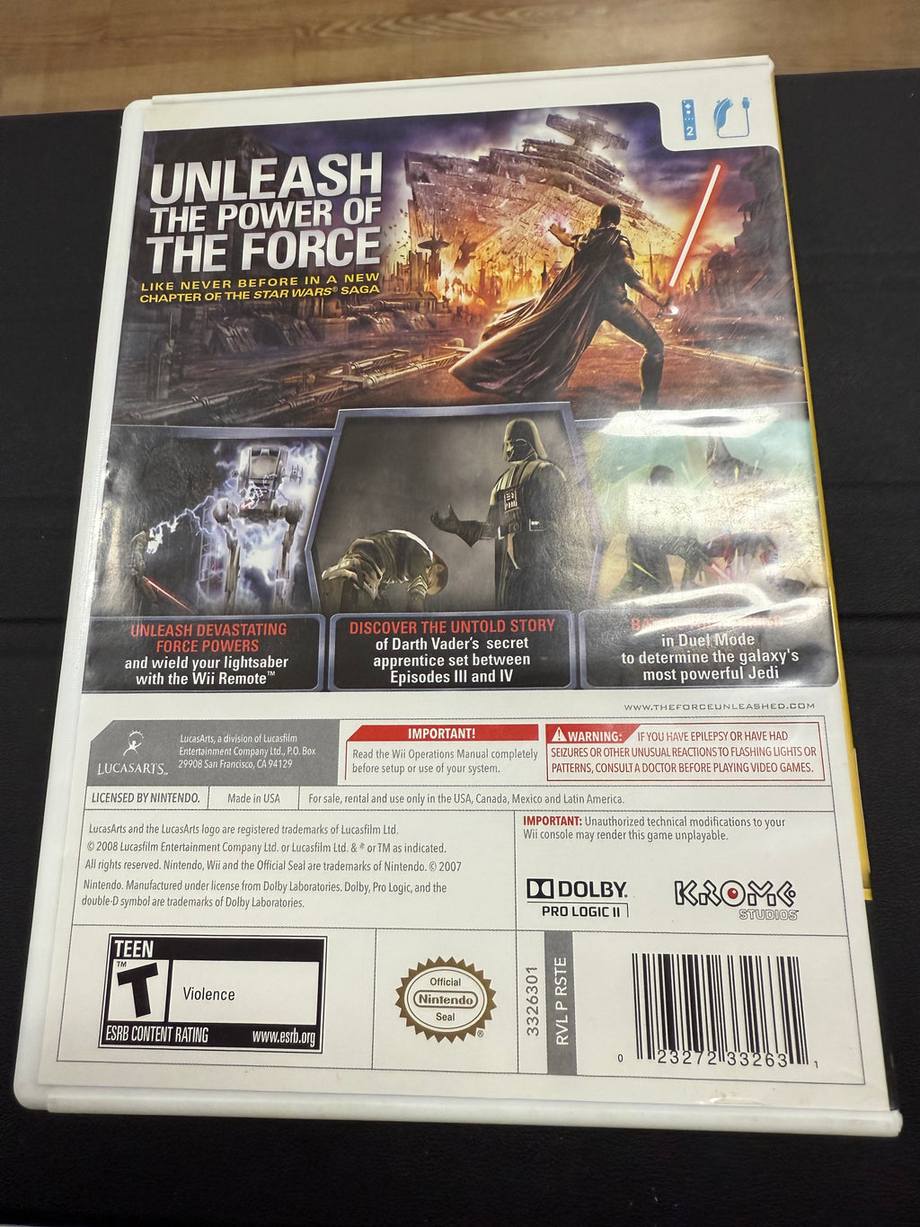 Star Wars The Force Unleashed