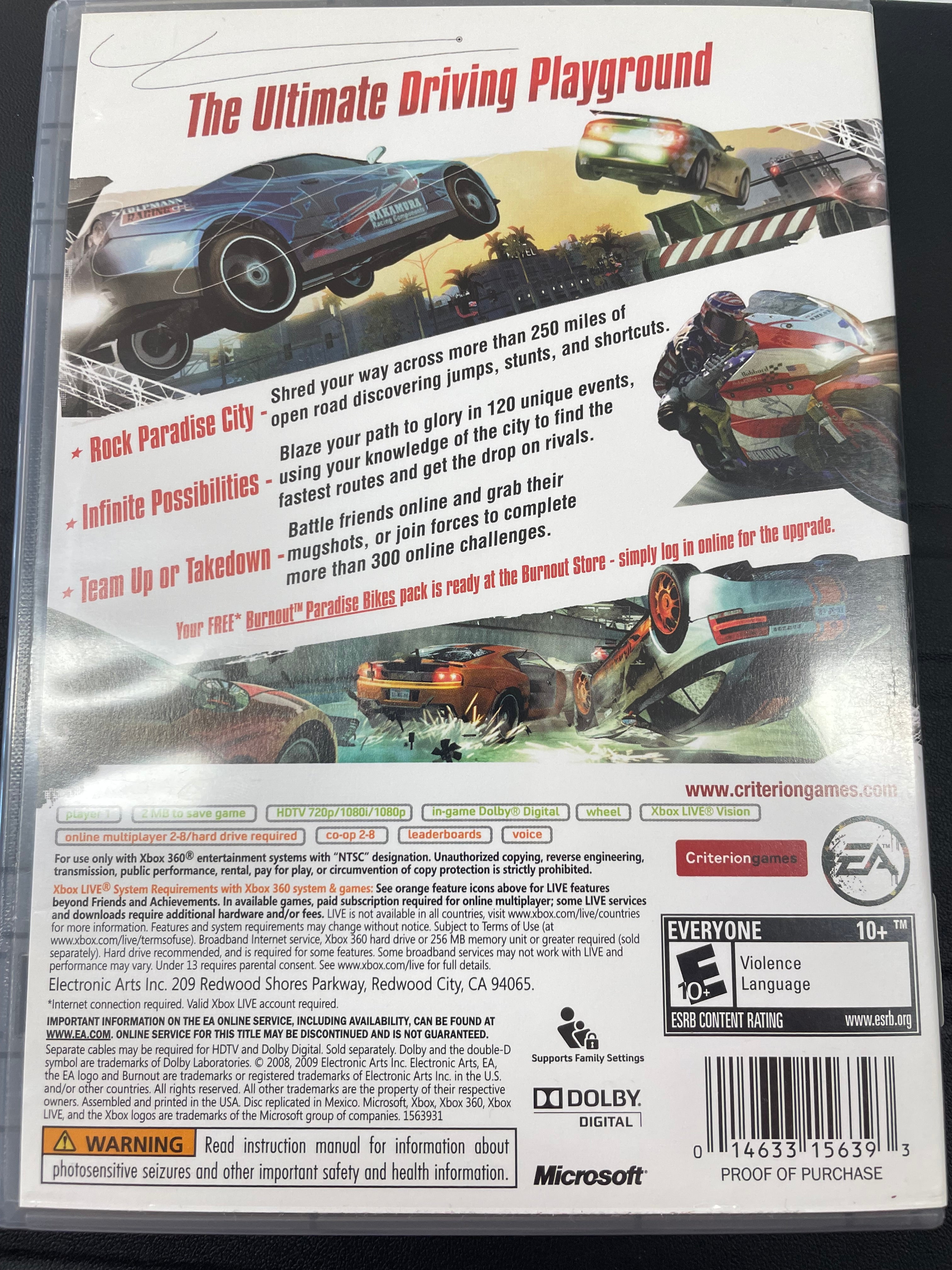 Burnout Paradise [Platinum Hits]