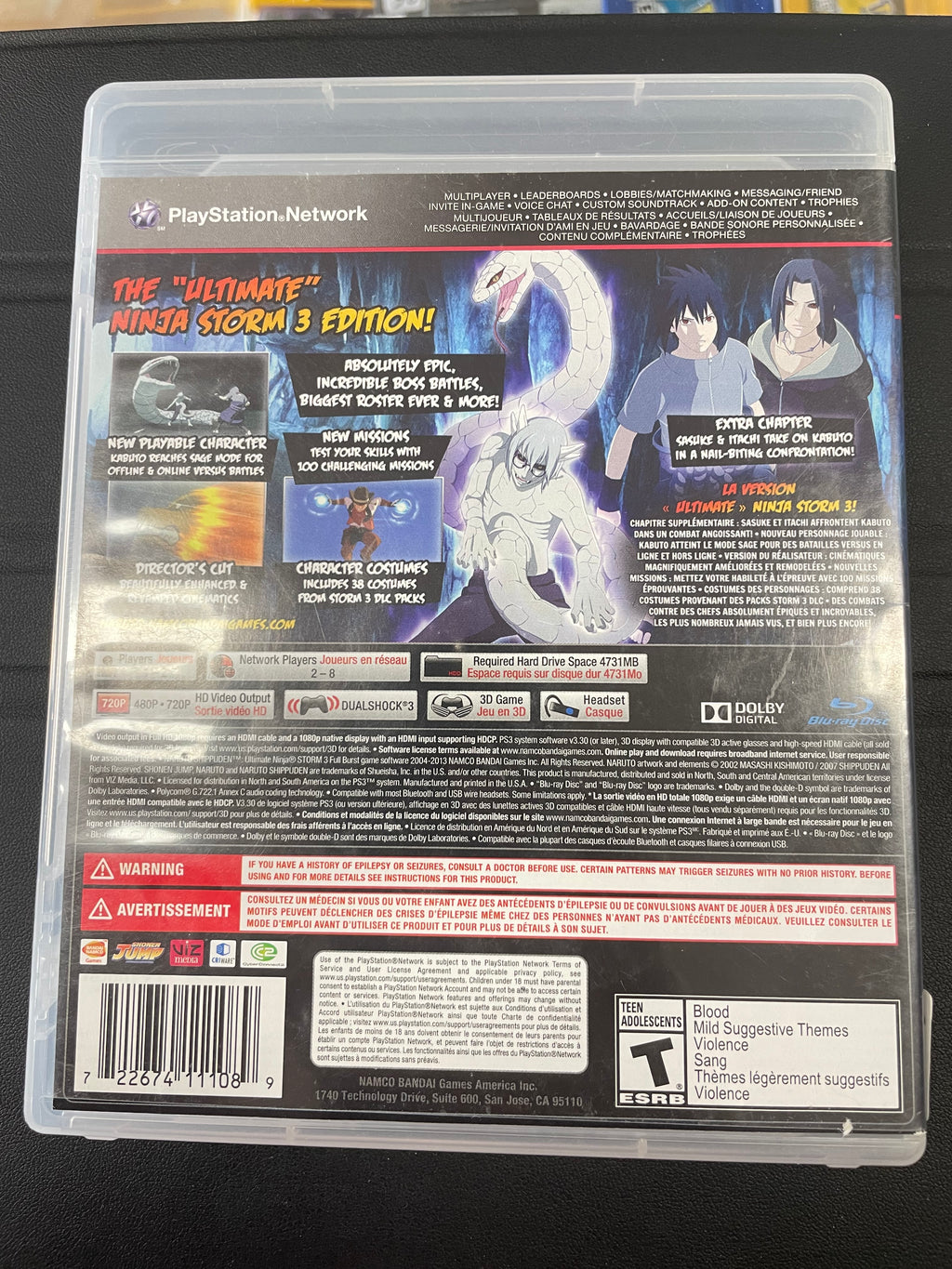 Naruto Shippuden Ultimate Ninja Storm 3 Full Burst