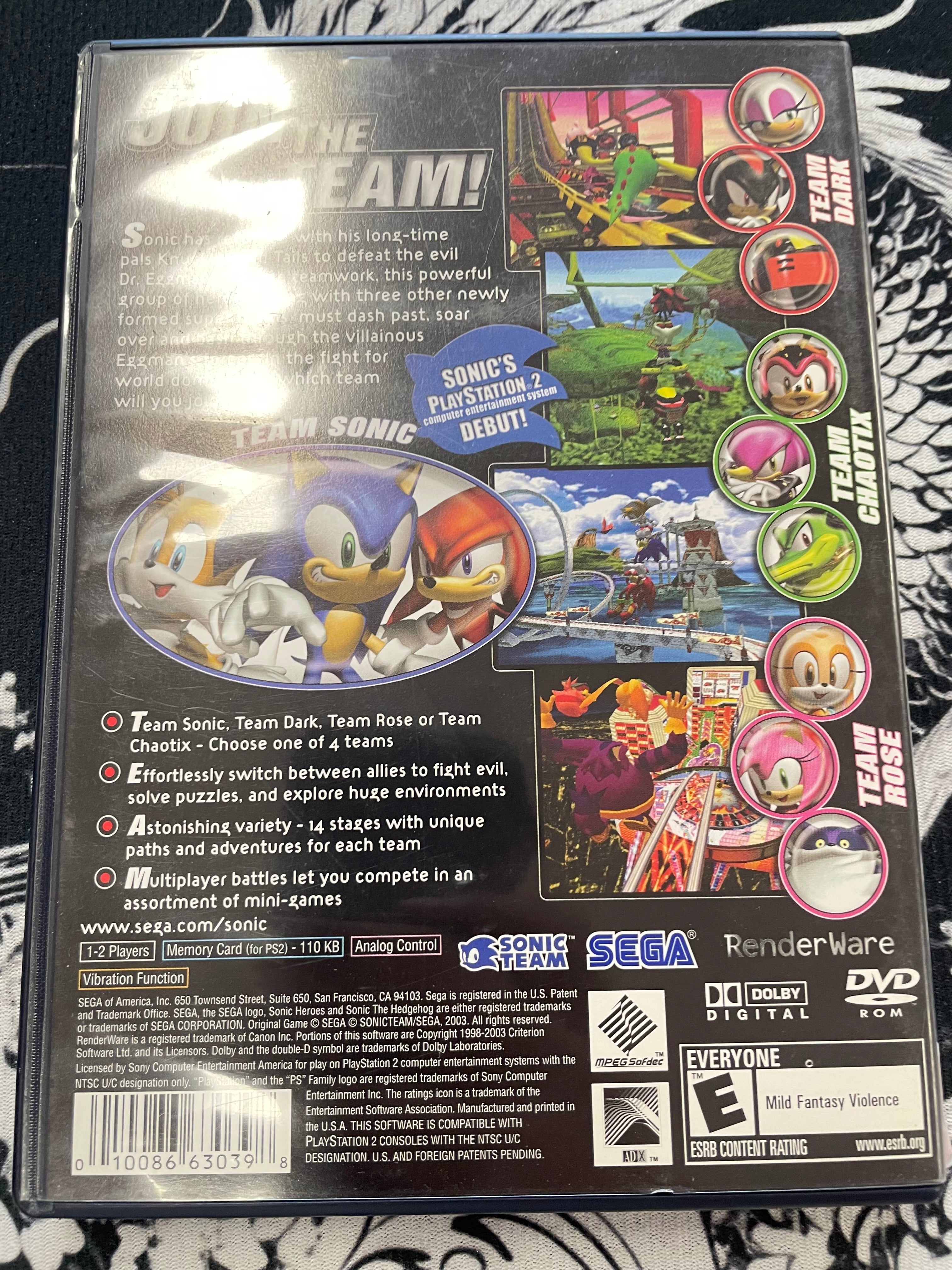 Sonic Heroes Greatest Hits