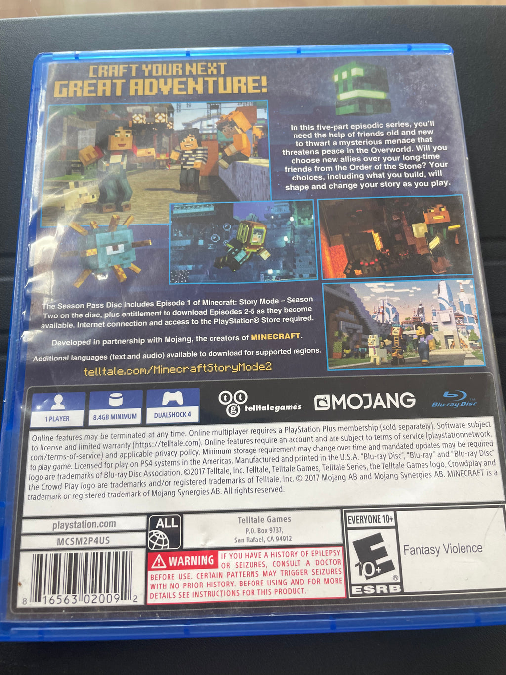 Minecraft story mode Season 2