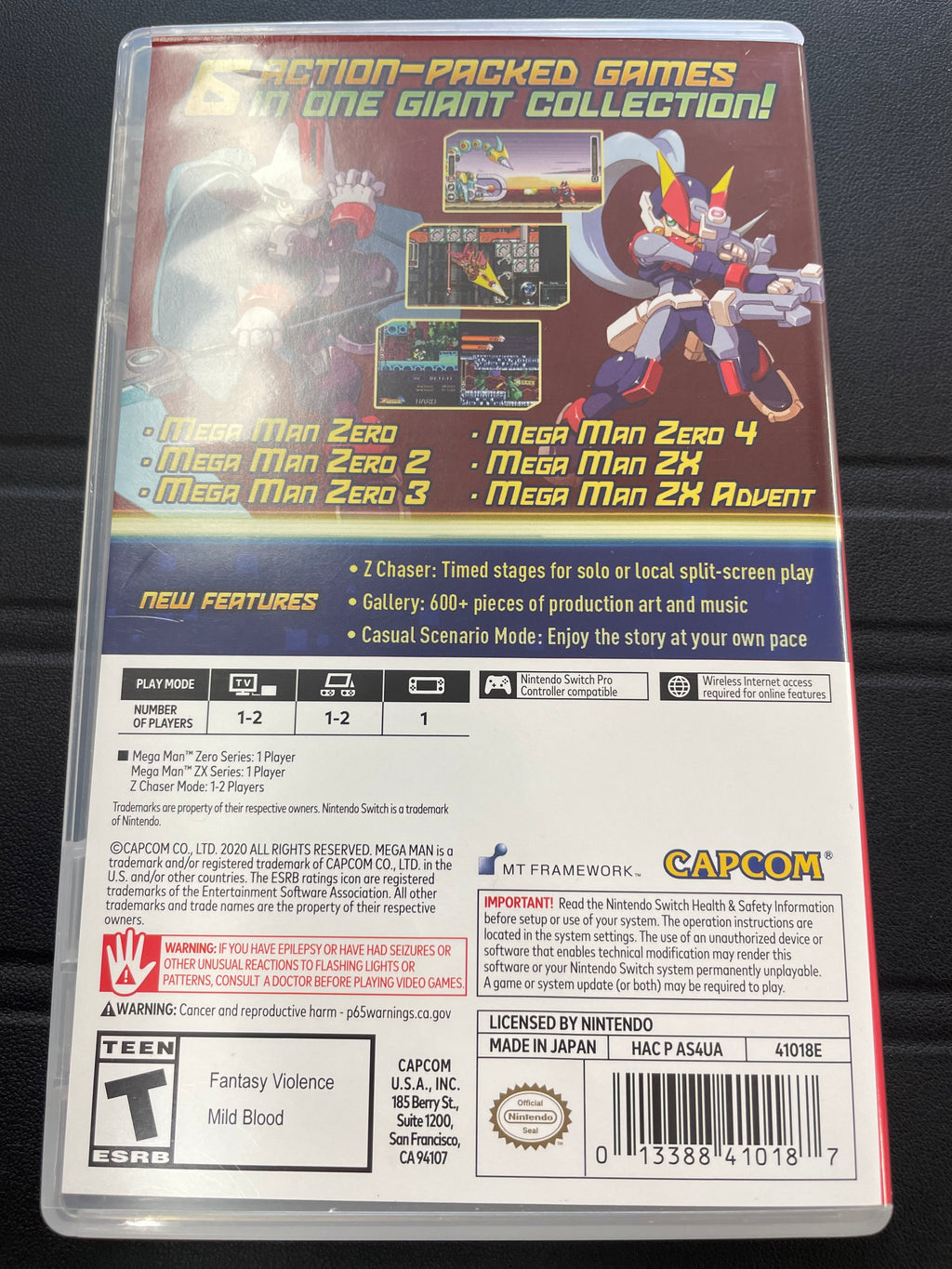 Mega man Zero / ZX Legacy collection