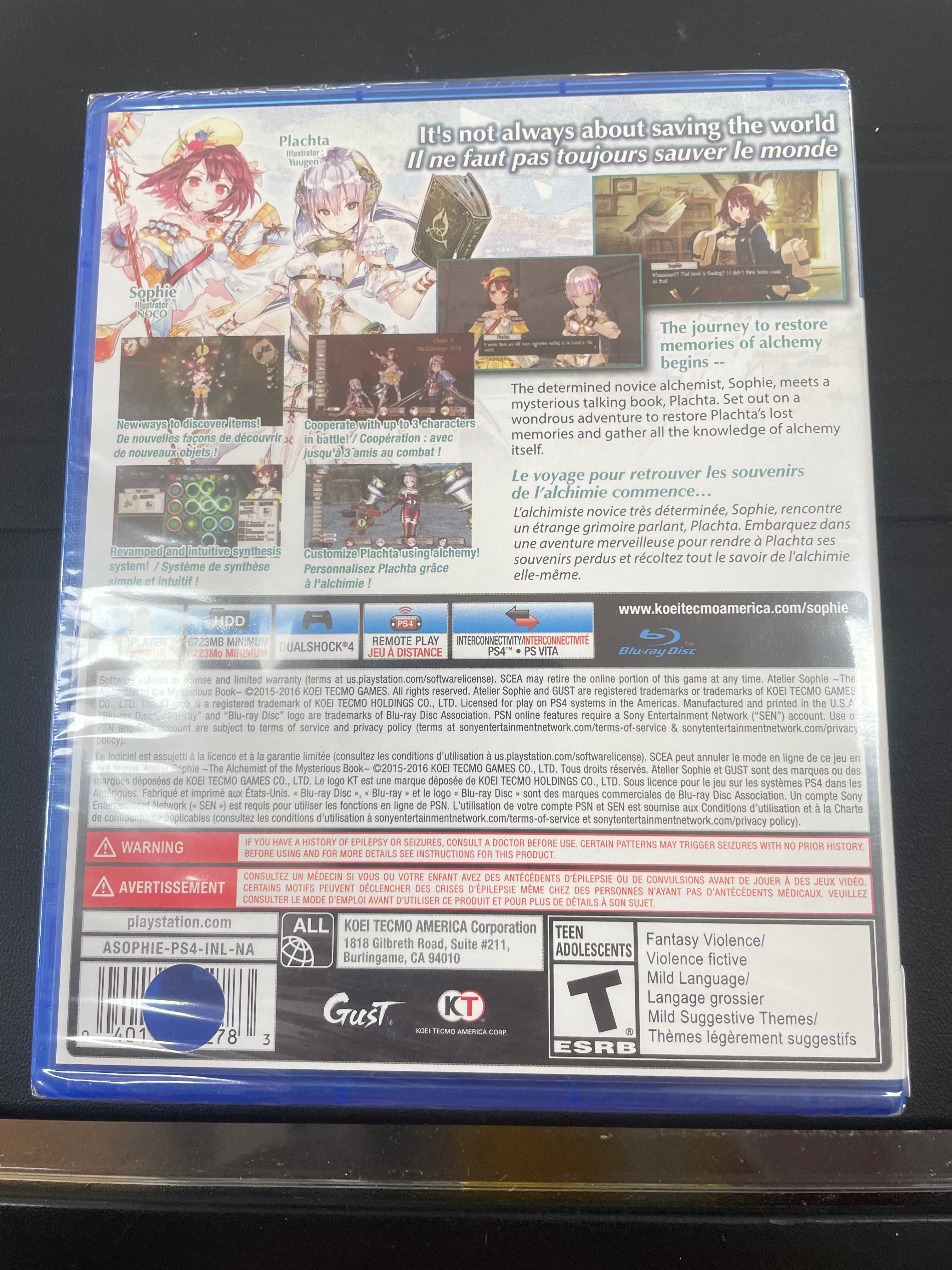 Atelier Sophie The Alchemist of the Mysterious book