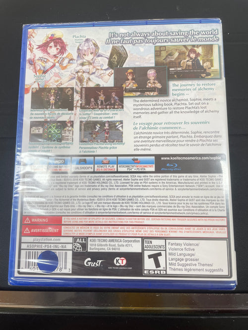 Atelier Sophie The Alchemist of the Mysterious book