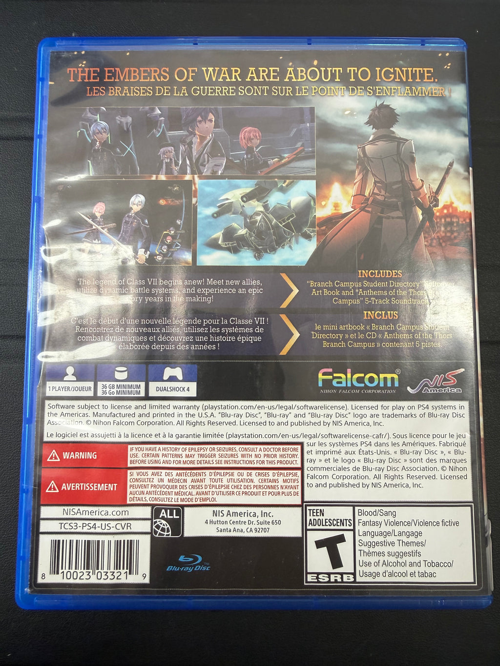 Legend of Heroes: Trails of Cold Steel III [Early Enrollment Edition]