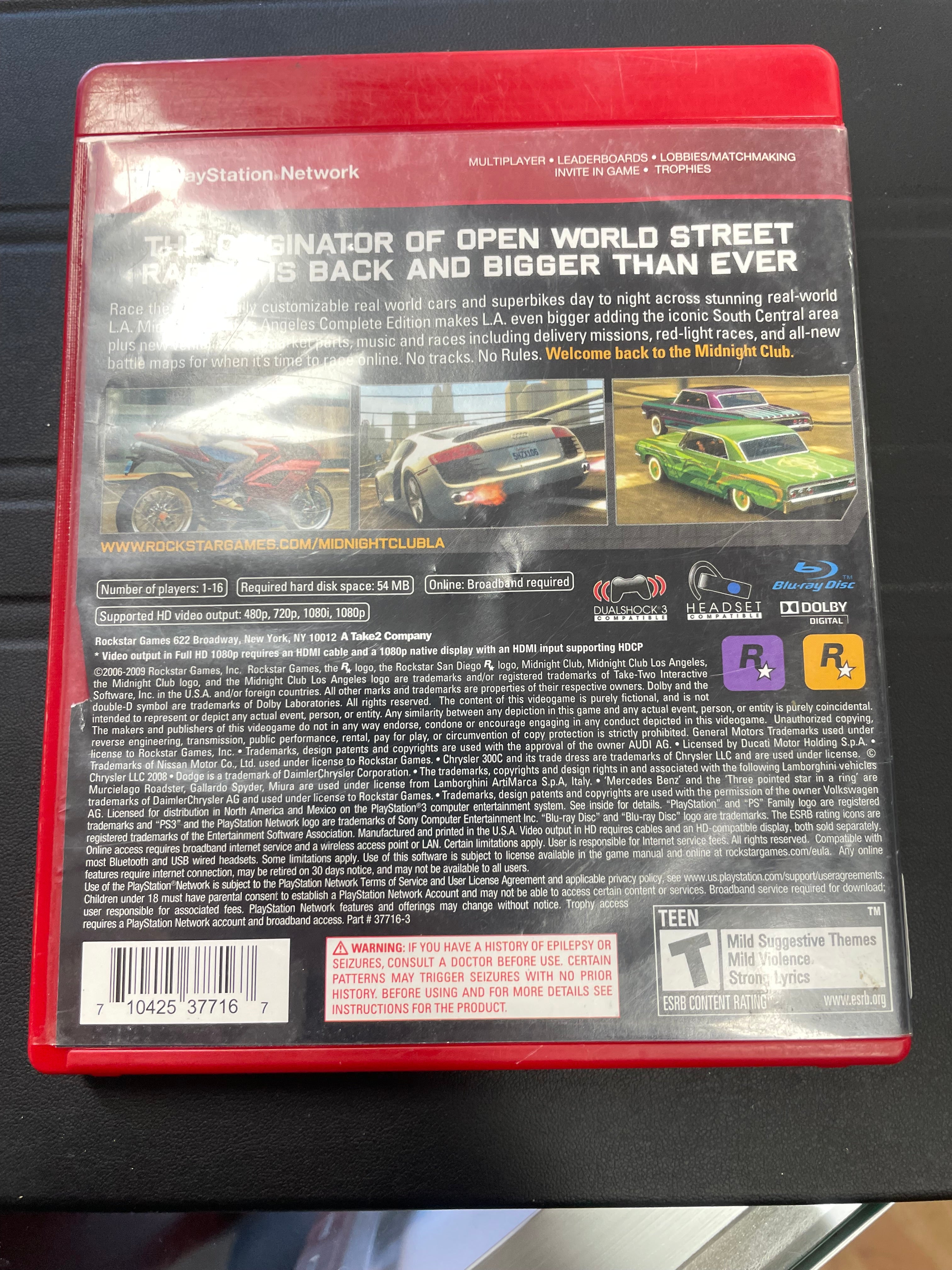 Midnight Club Los Angeles Complete edition