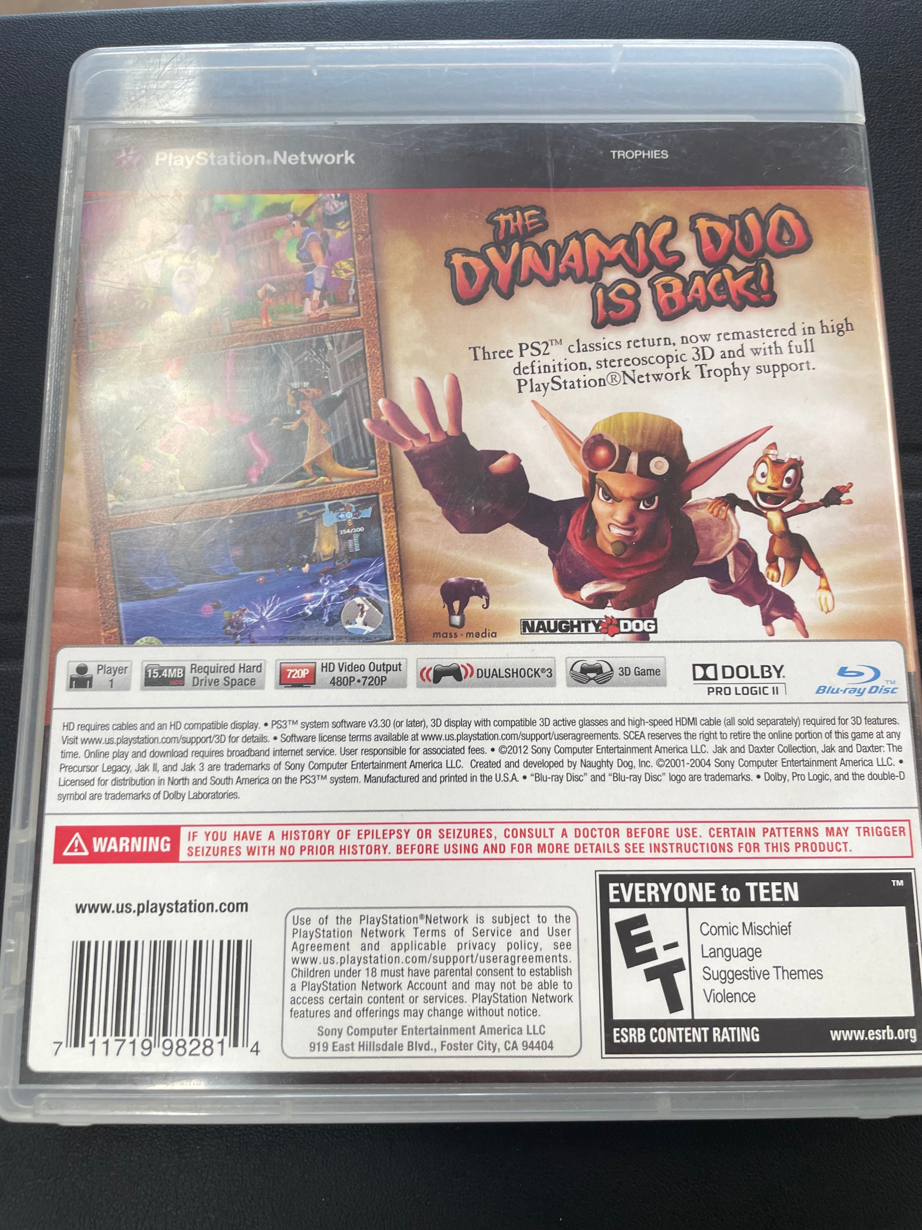 Jak and Daxter HD Collection