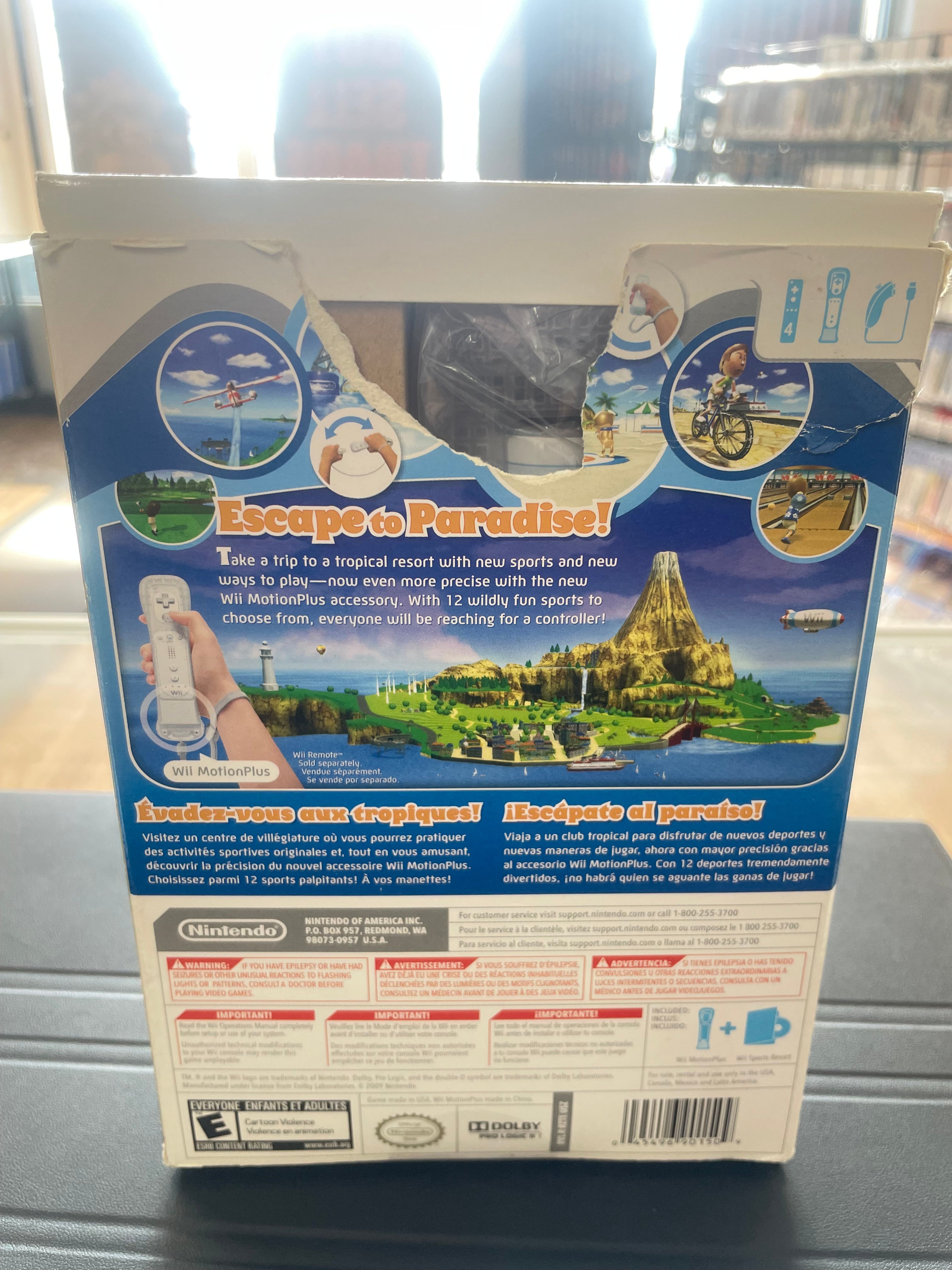 Wii sport Resort Wii Plus bundle