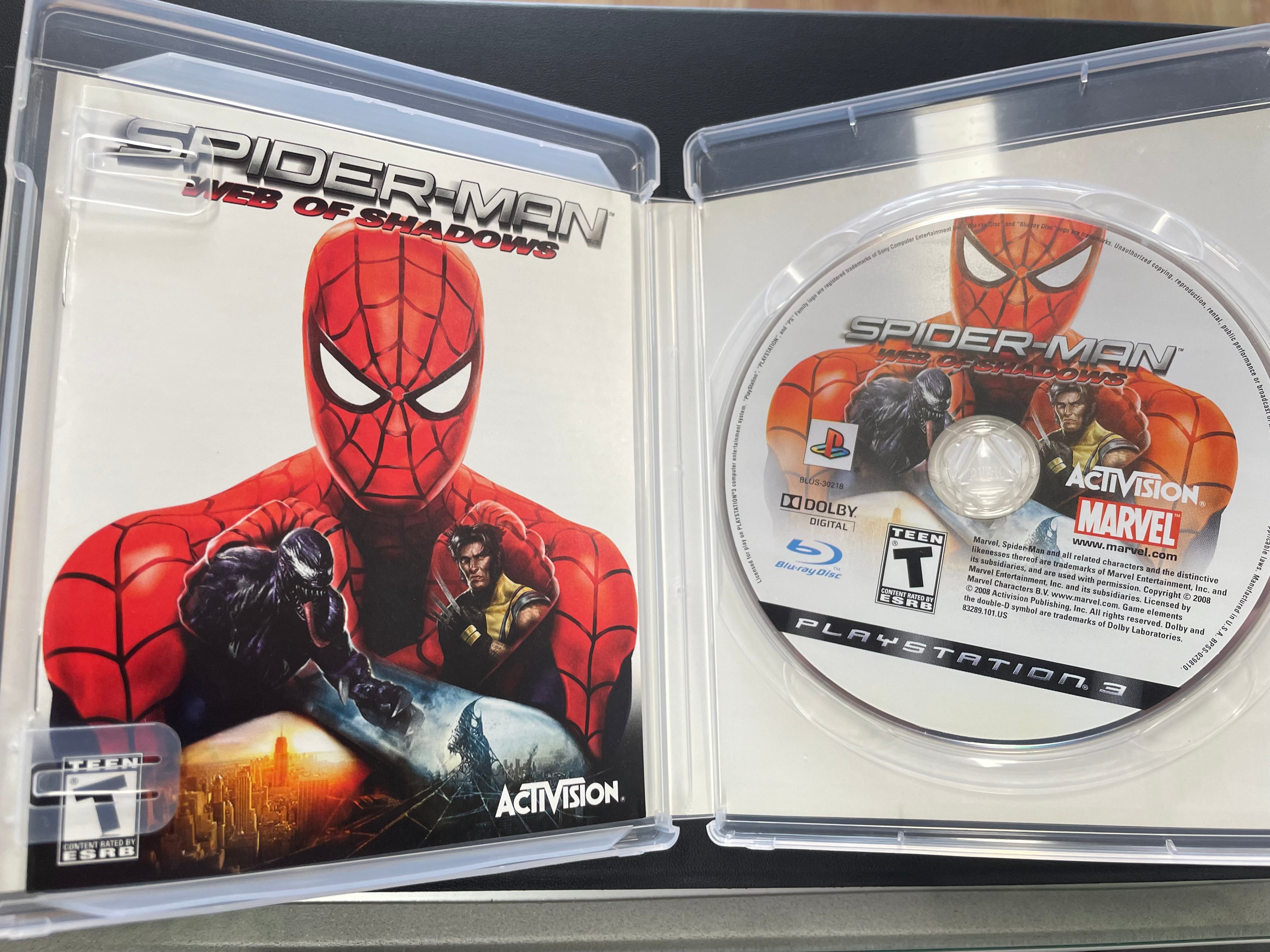 Spider man web of shadows