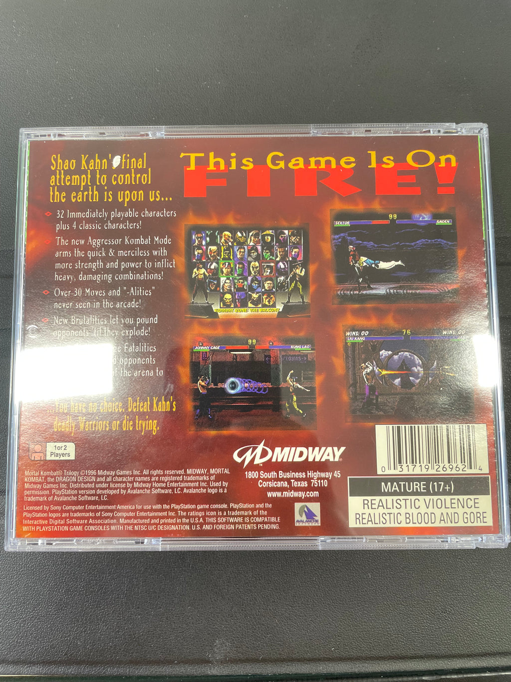 Mortal Kombat Trilogy [Greatest Hits]