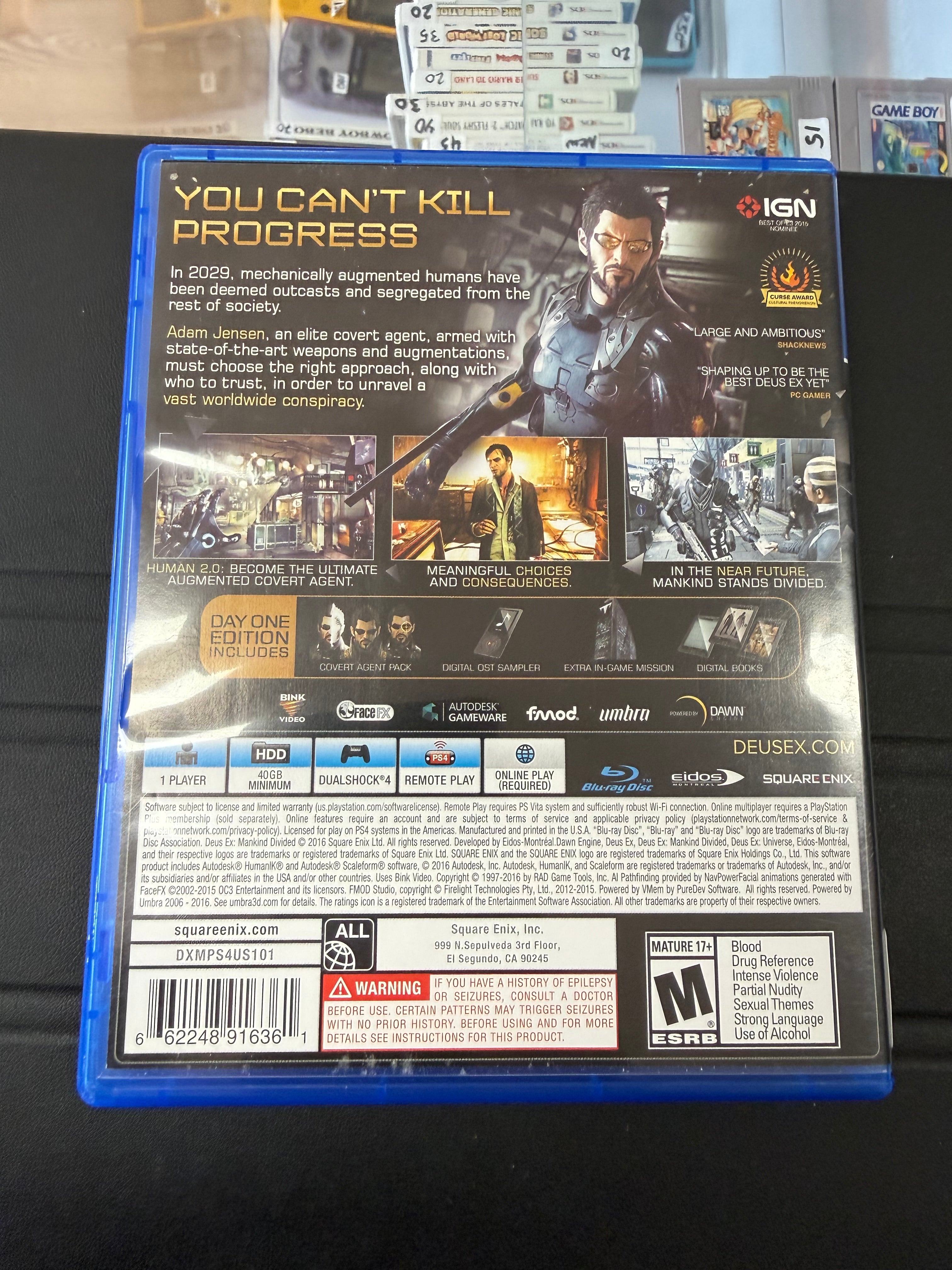 Deus Ex: Mankind Divided [Day One Edition]