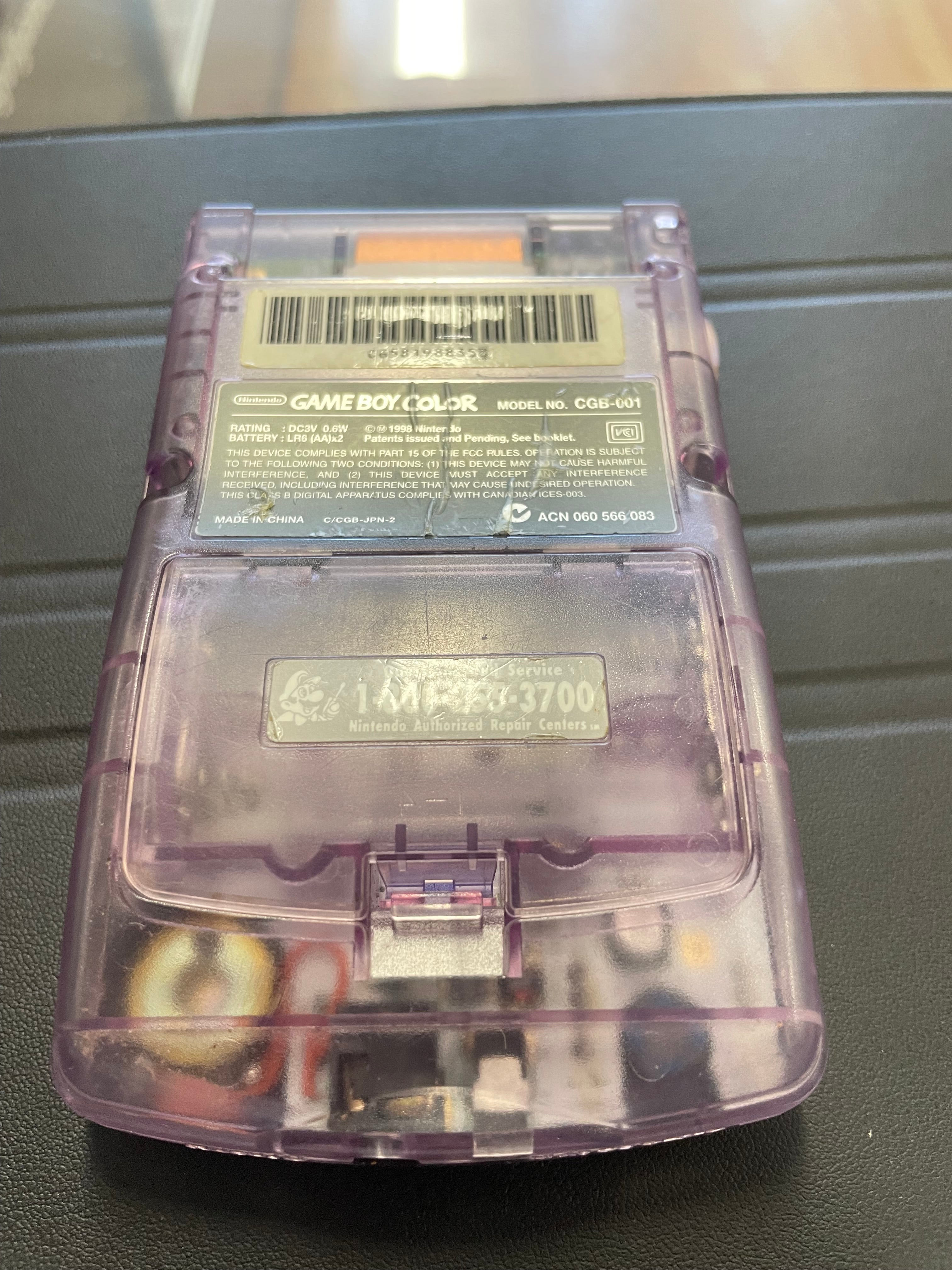 Gameboy Color Atomic Purple