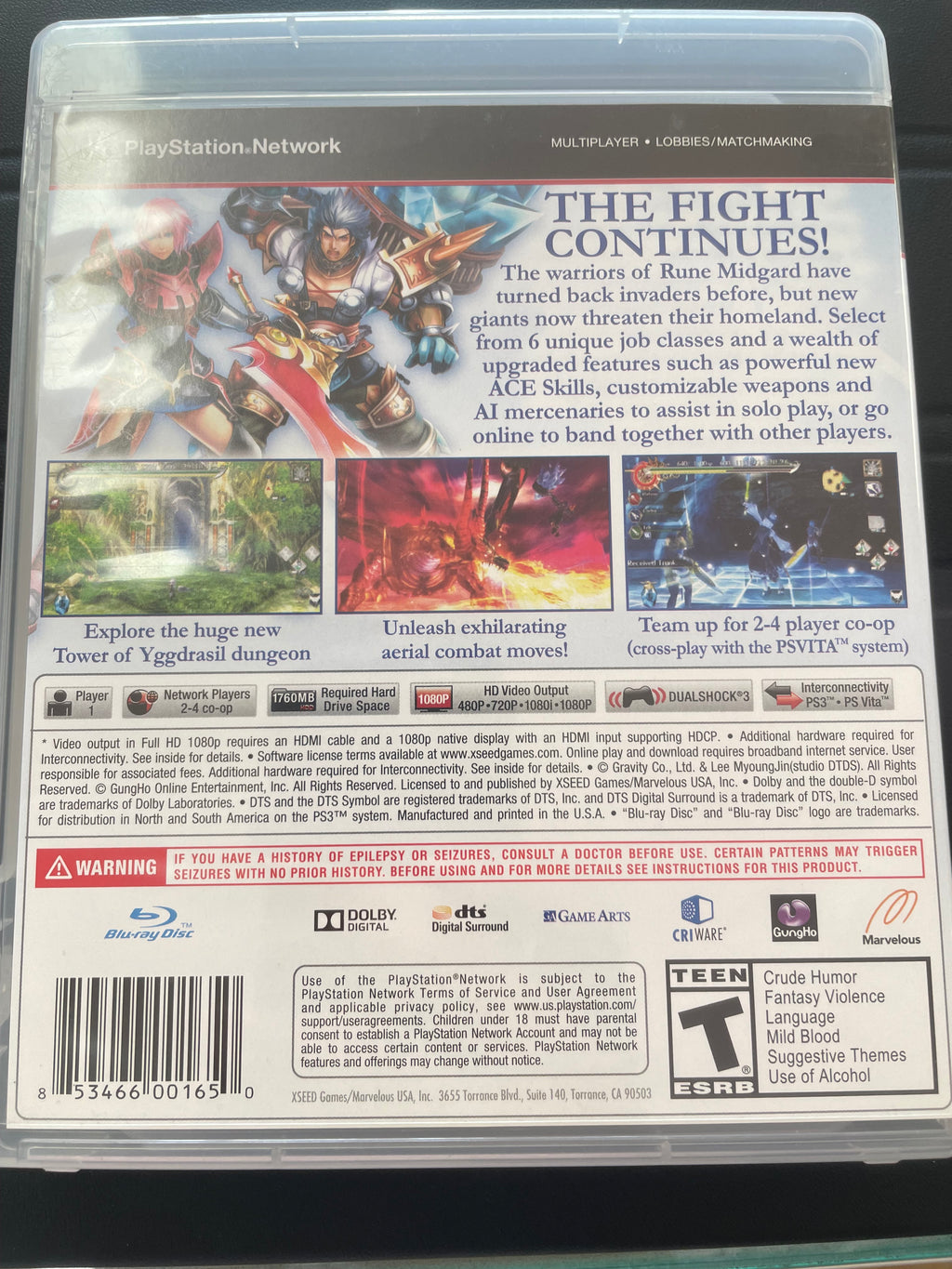 Ragnarok Odyssey Ace