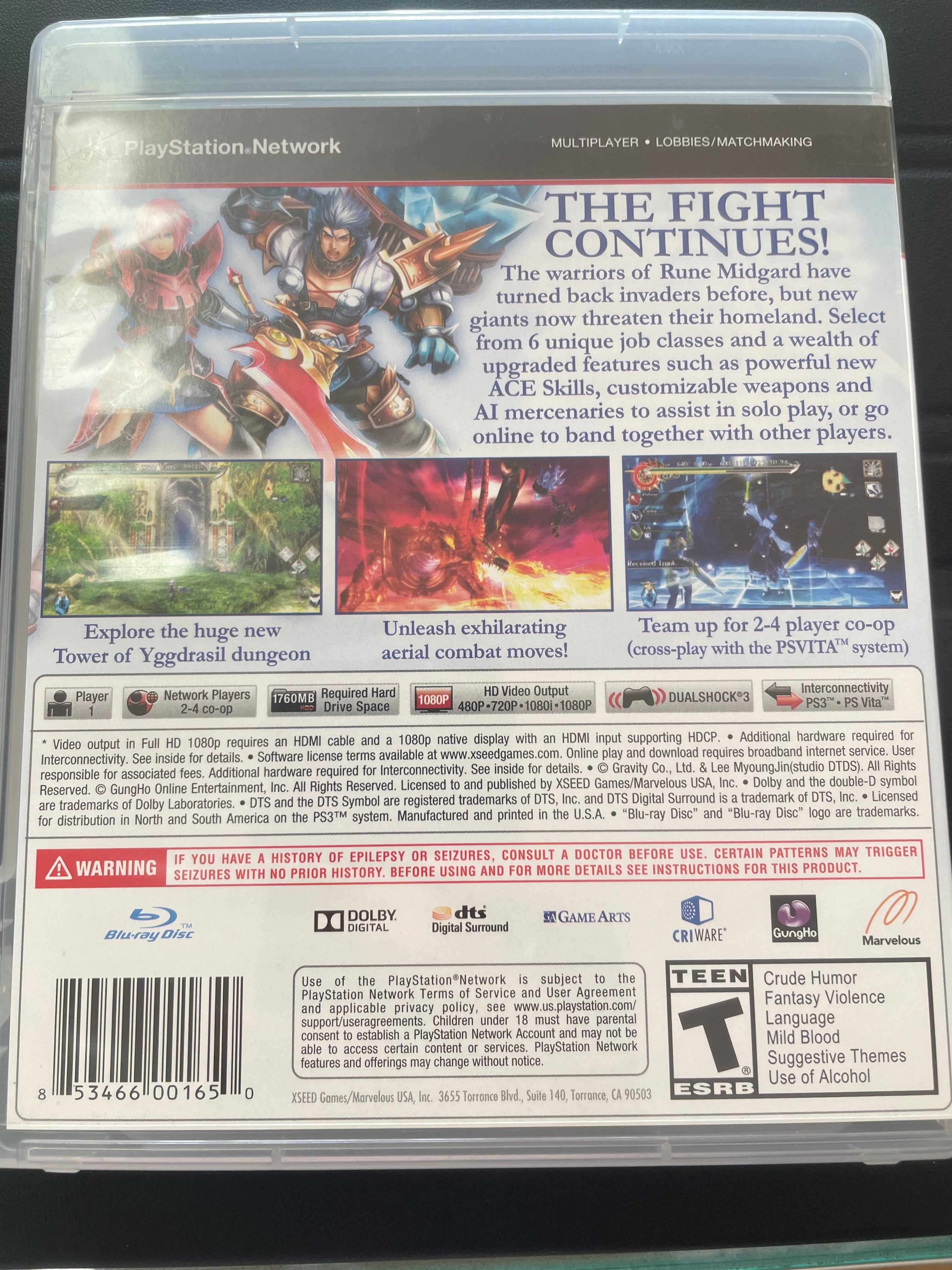 Ragnarok Odyssey Ace