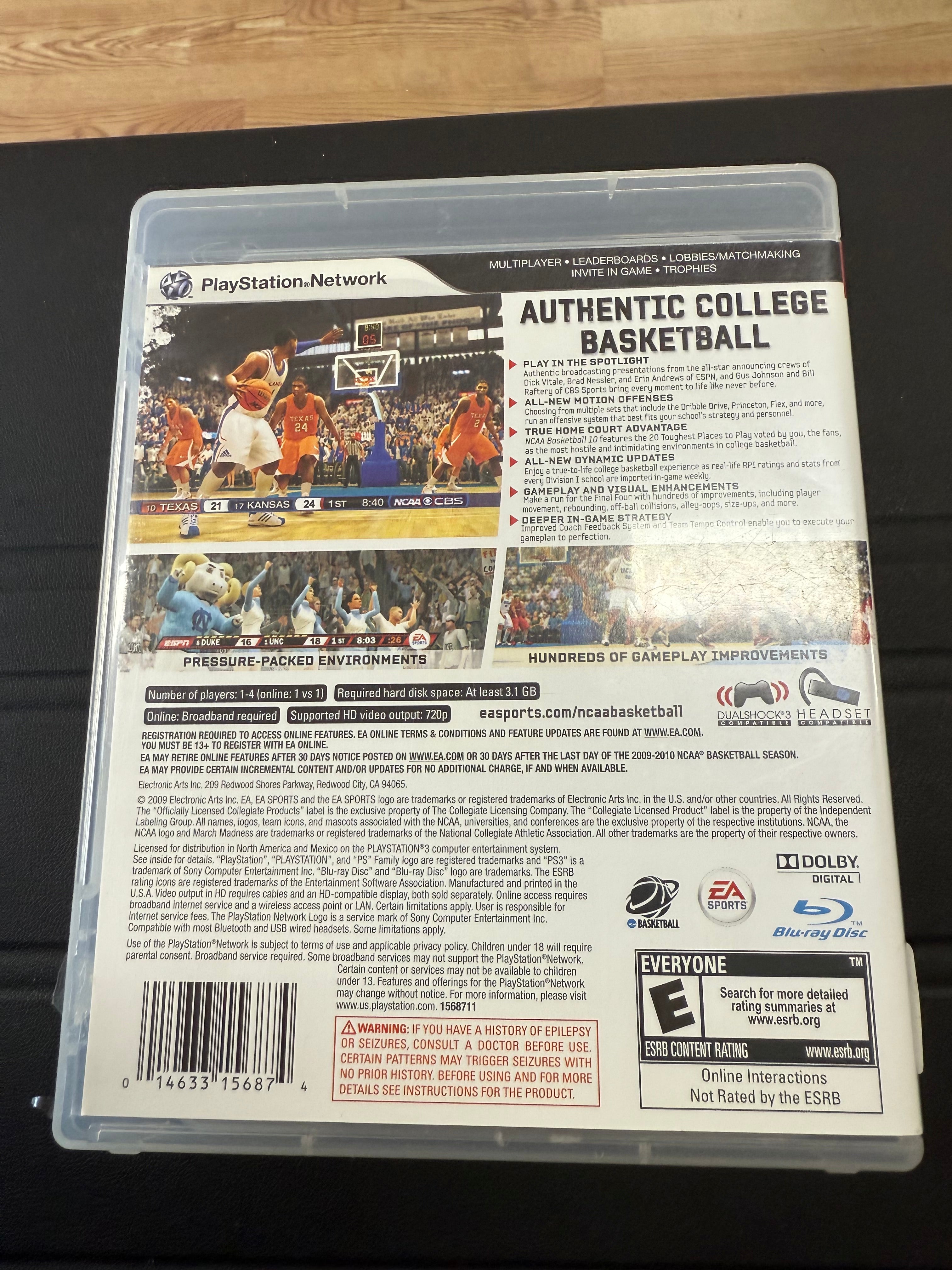 NCAA Basketball 10