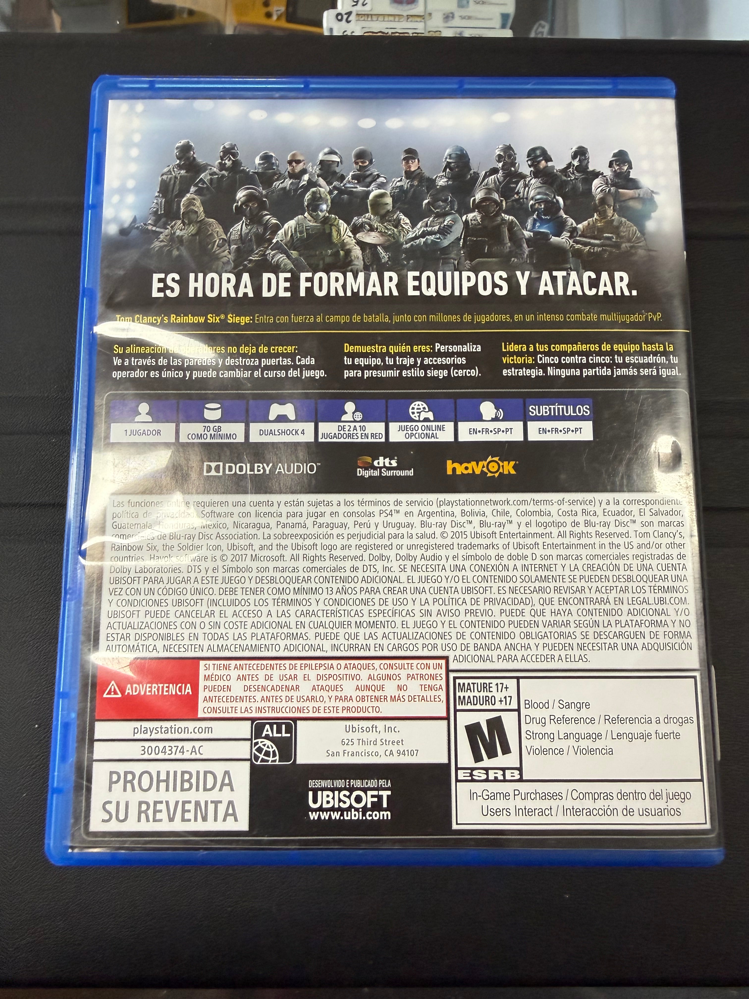 Rainbow Six Siege