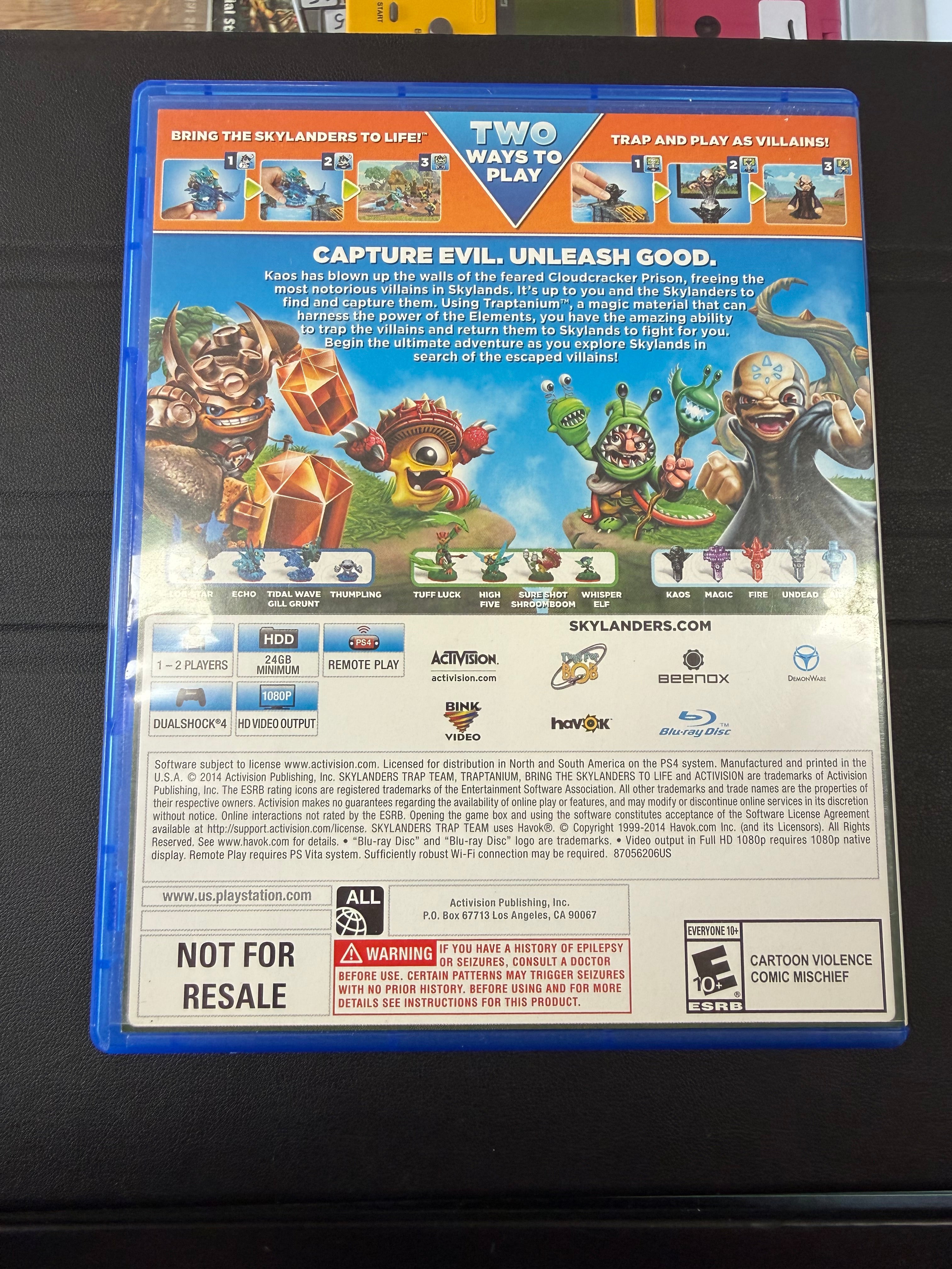 Skylanders Trap Team