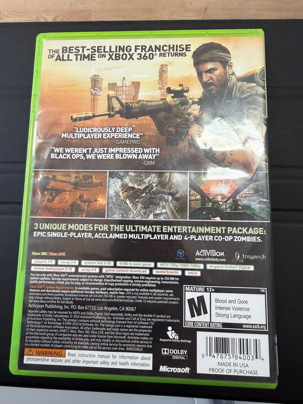 Call of Duty Black Ops