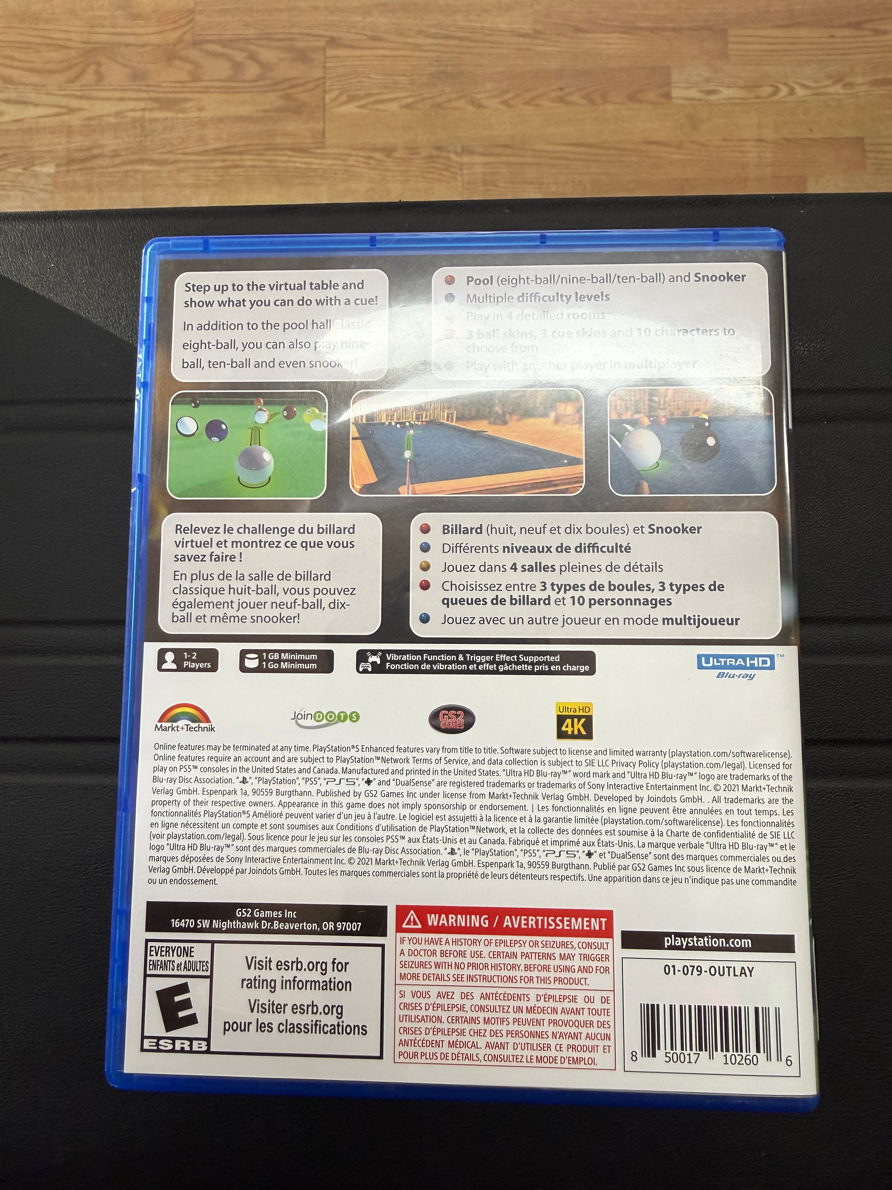 3D Billiards: Pool & Snooker Remastered