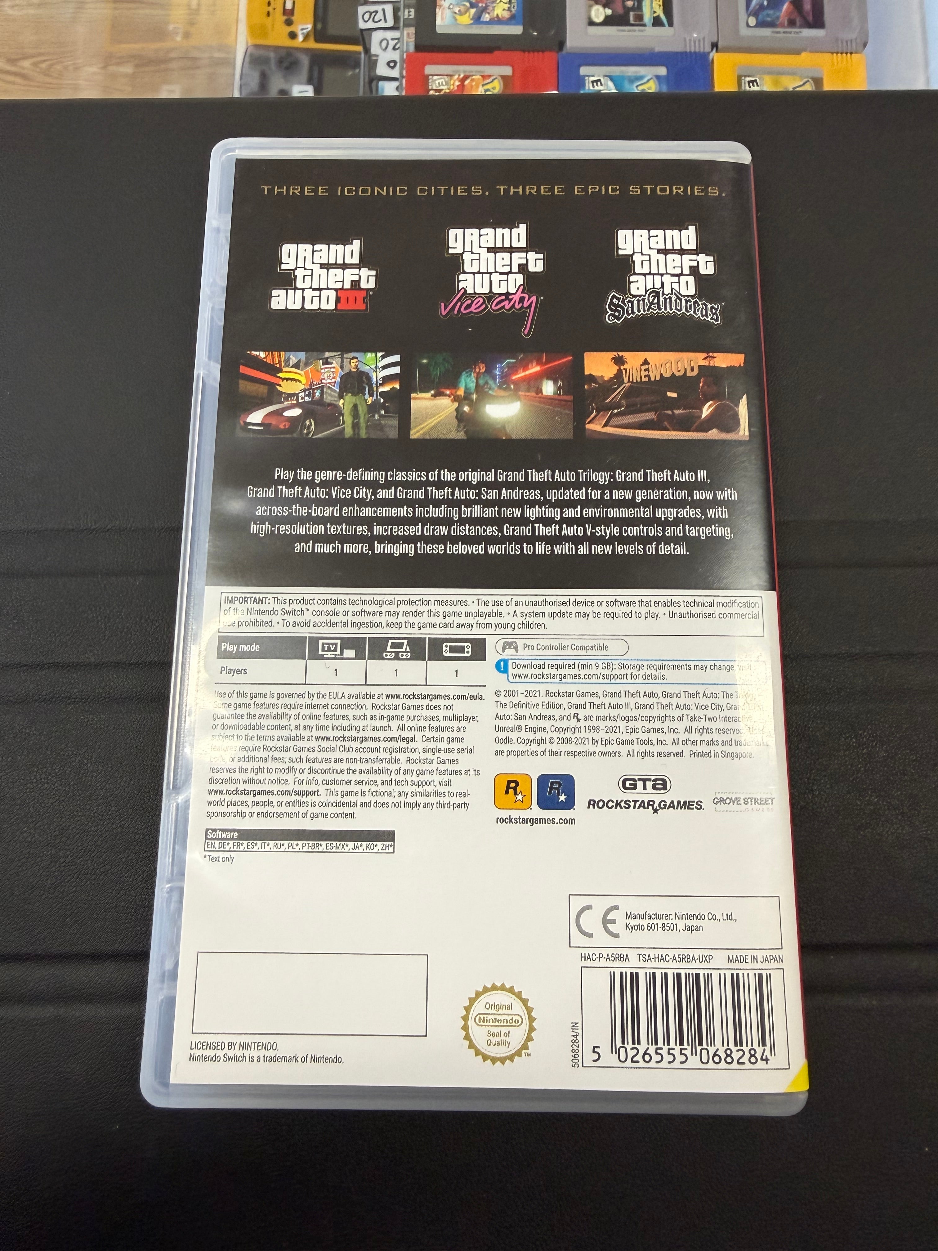 Grand Theft Auto: The Trilogy [Definitive Edition] PAL Version